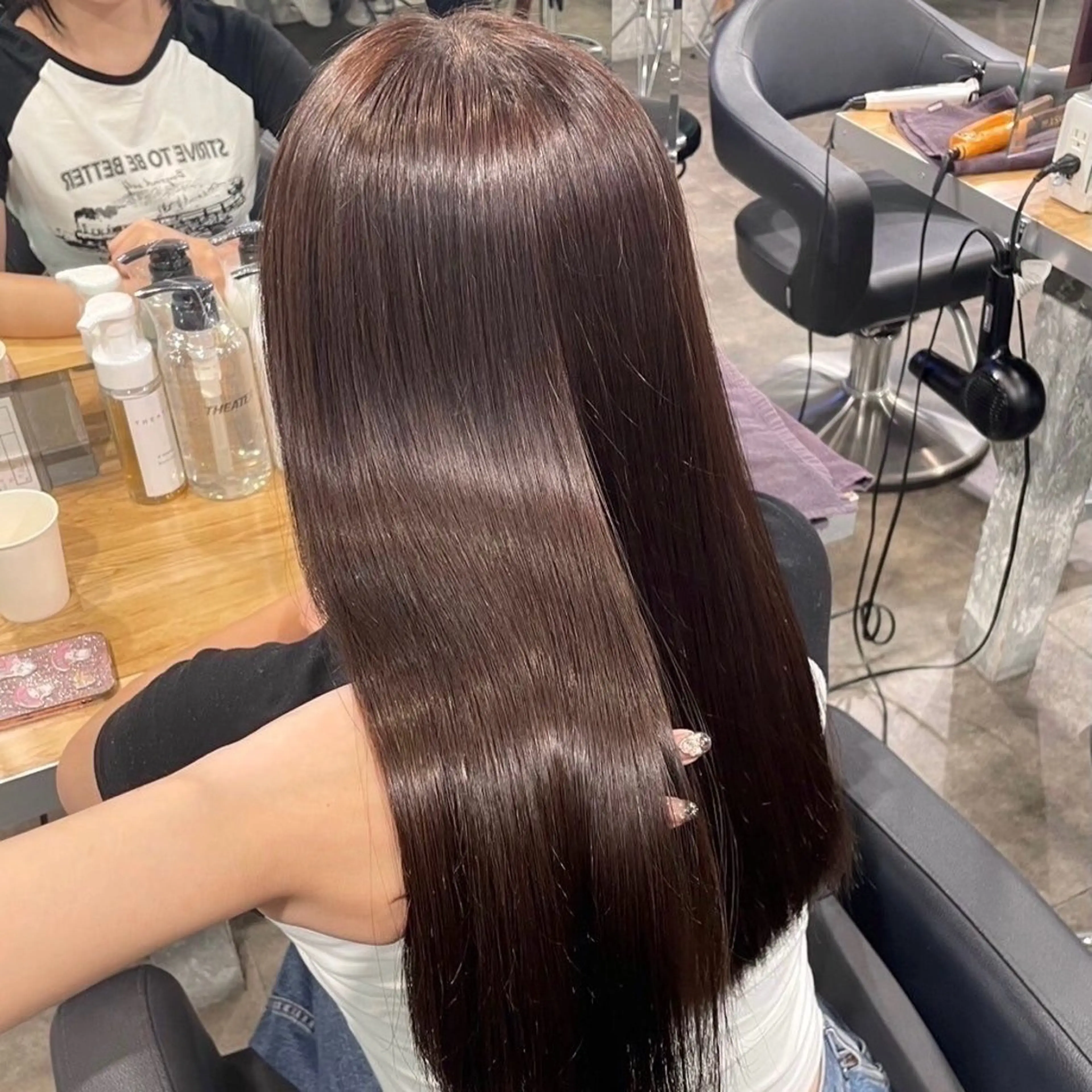 カラー 🤍海外girl🤍 ベージュ/ALISAのヘアスタイル