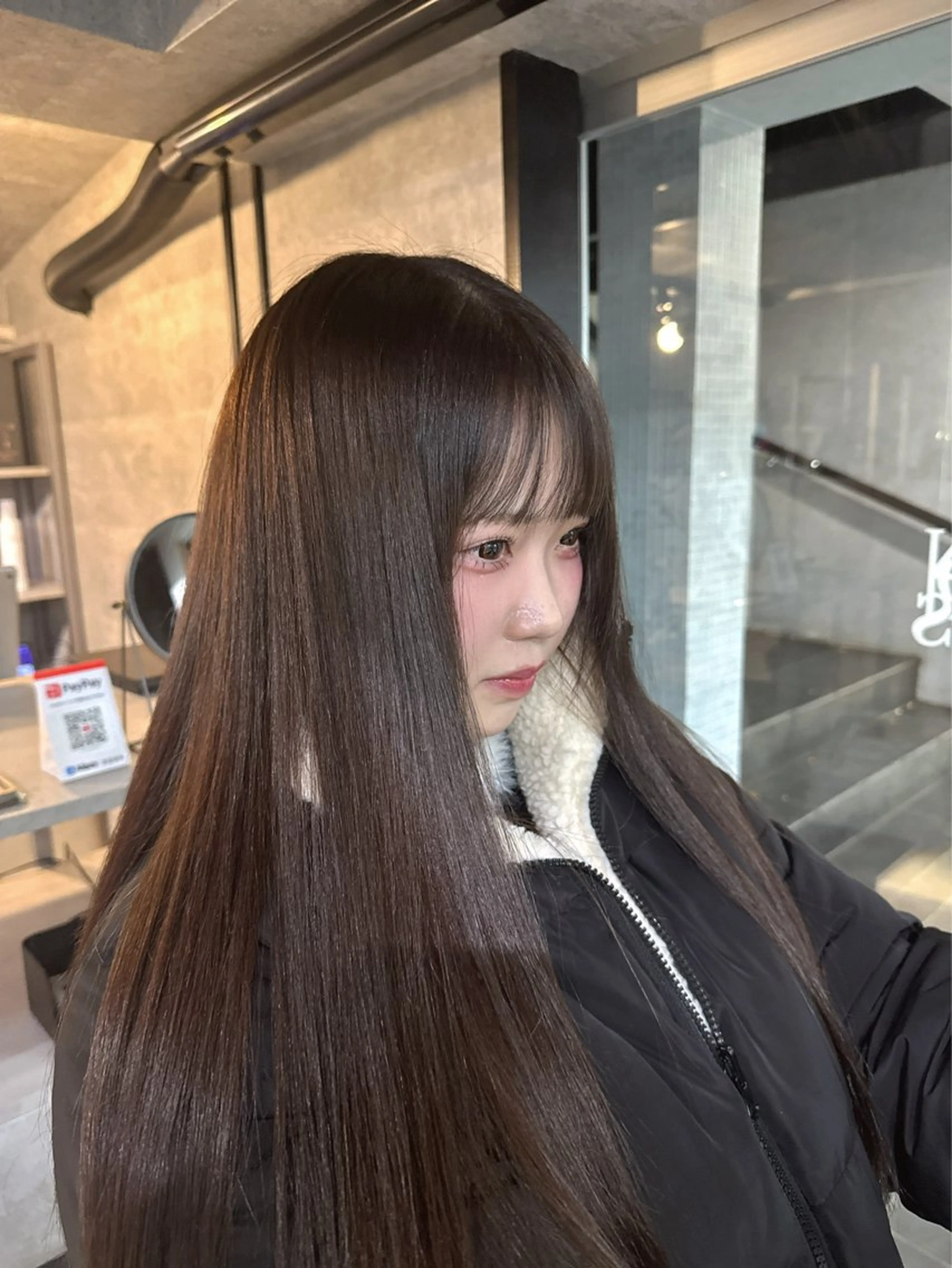 ロング あなたのお悩み改善" You"💚❤️💛のヘアスタイル