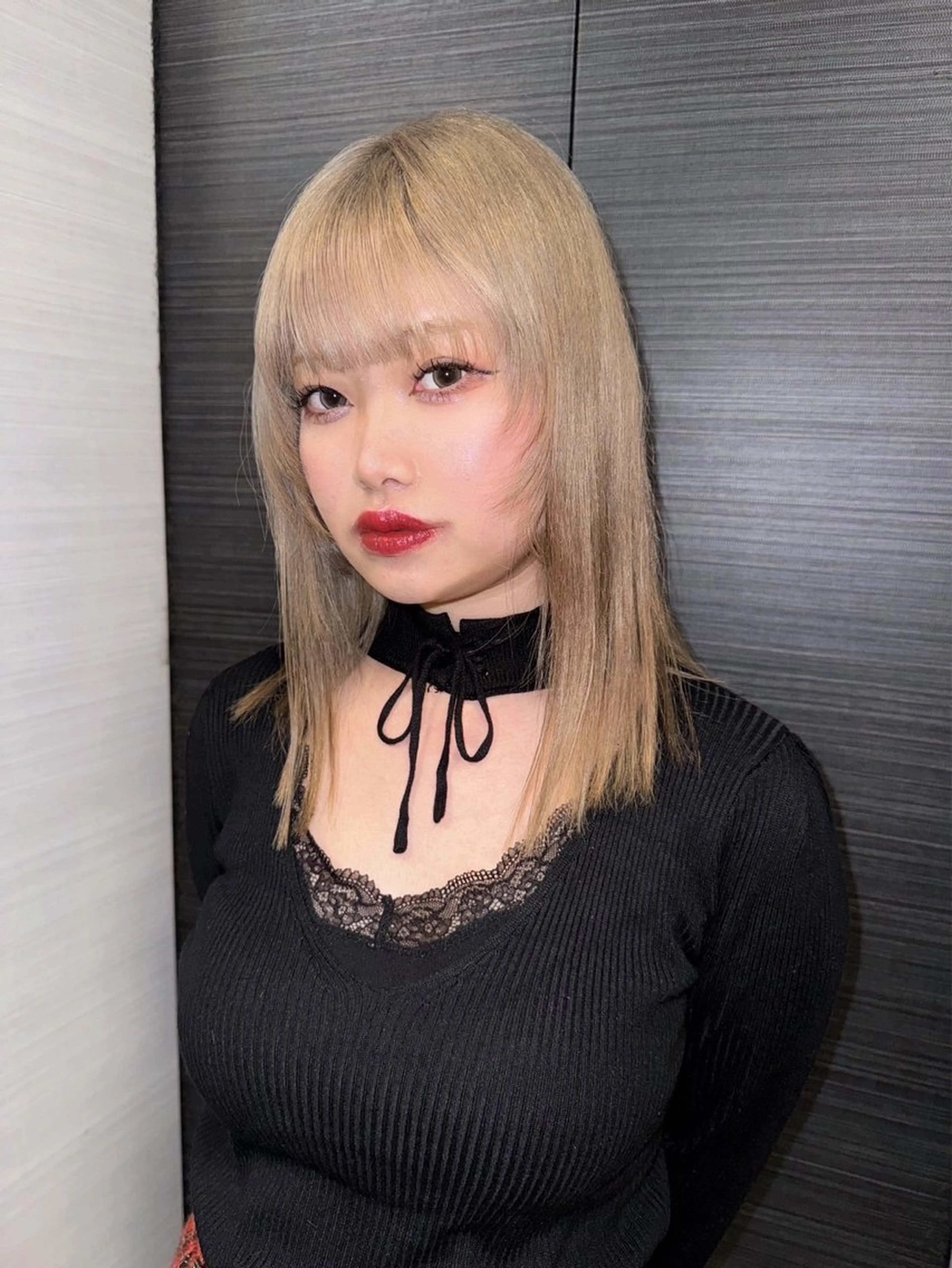 ミディアム カラー ヘアカラー トリートメント designcolo r/似合わせNOKAのヘアスタイル