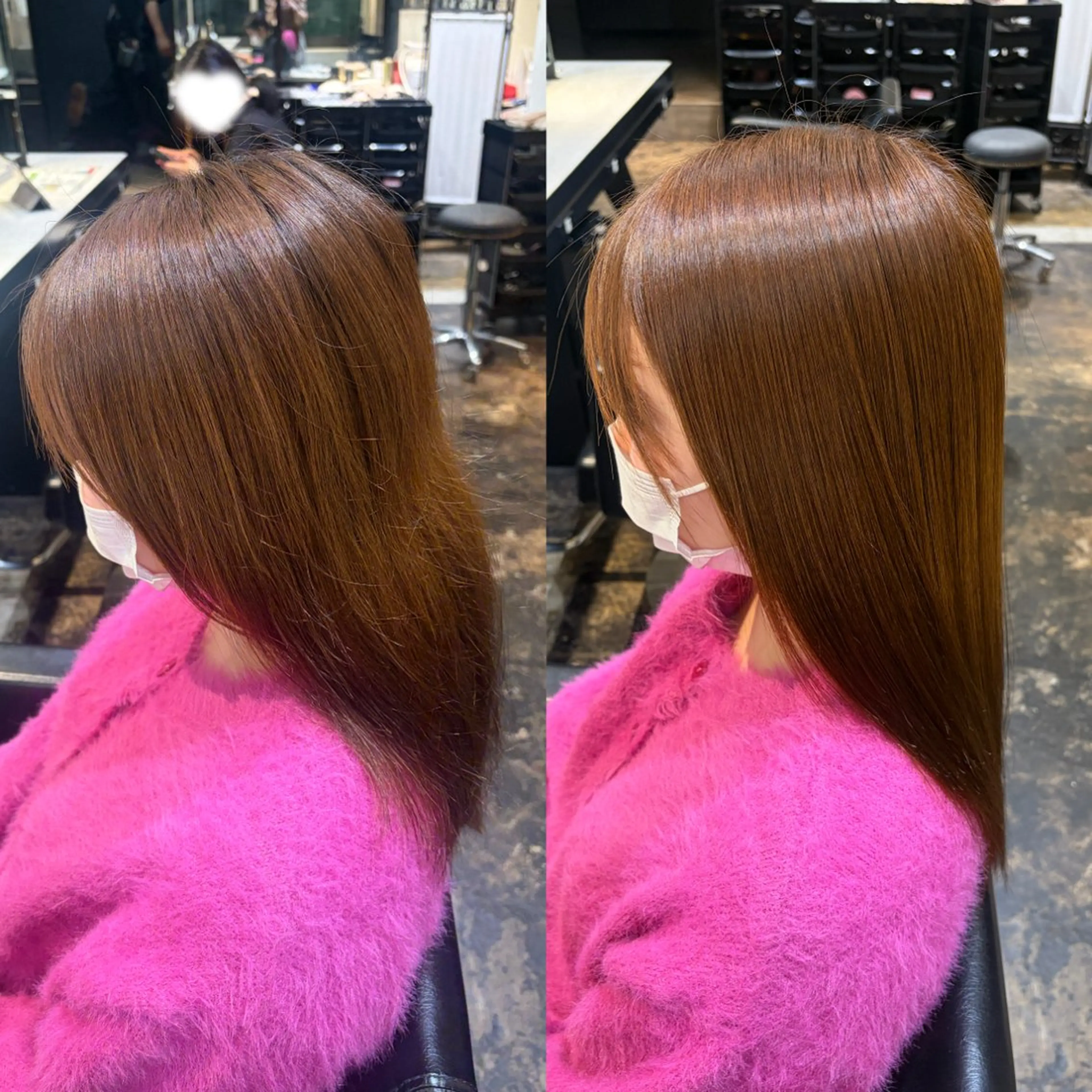 ロング カラー 縮毛矯正 トリートメント ヘアカラー 縮毛矯正 トリートメント 髪質改善🪽🎀 みおのヘアスタイル