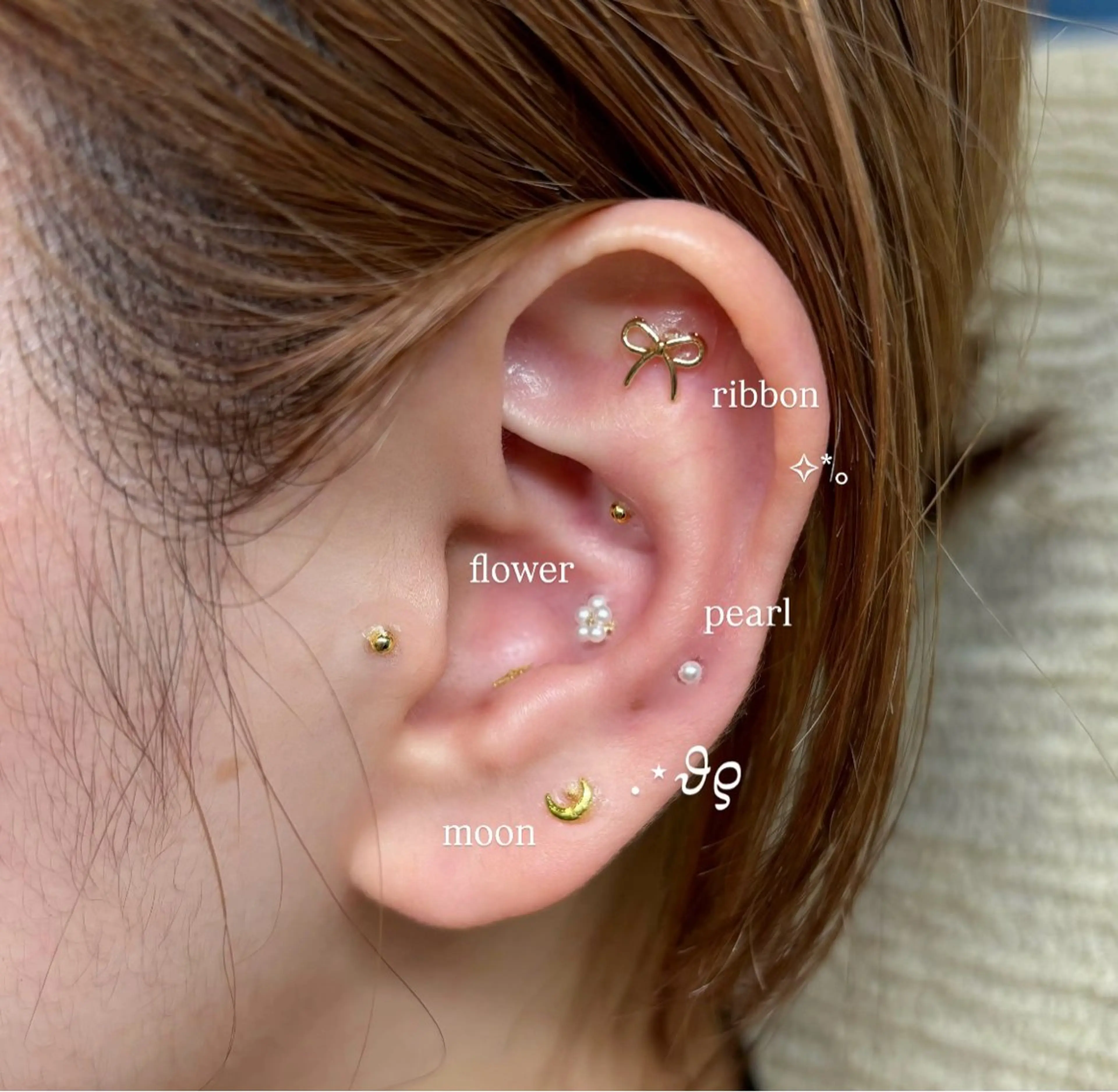 【✨️✨️超お得✨️✨️】耳ツボジュエリー💍✨12粒の写真