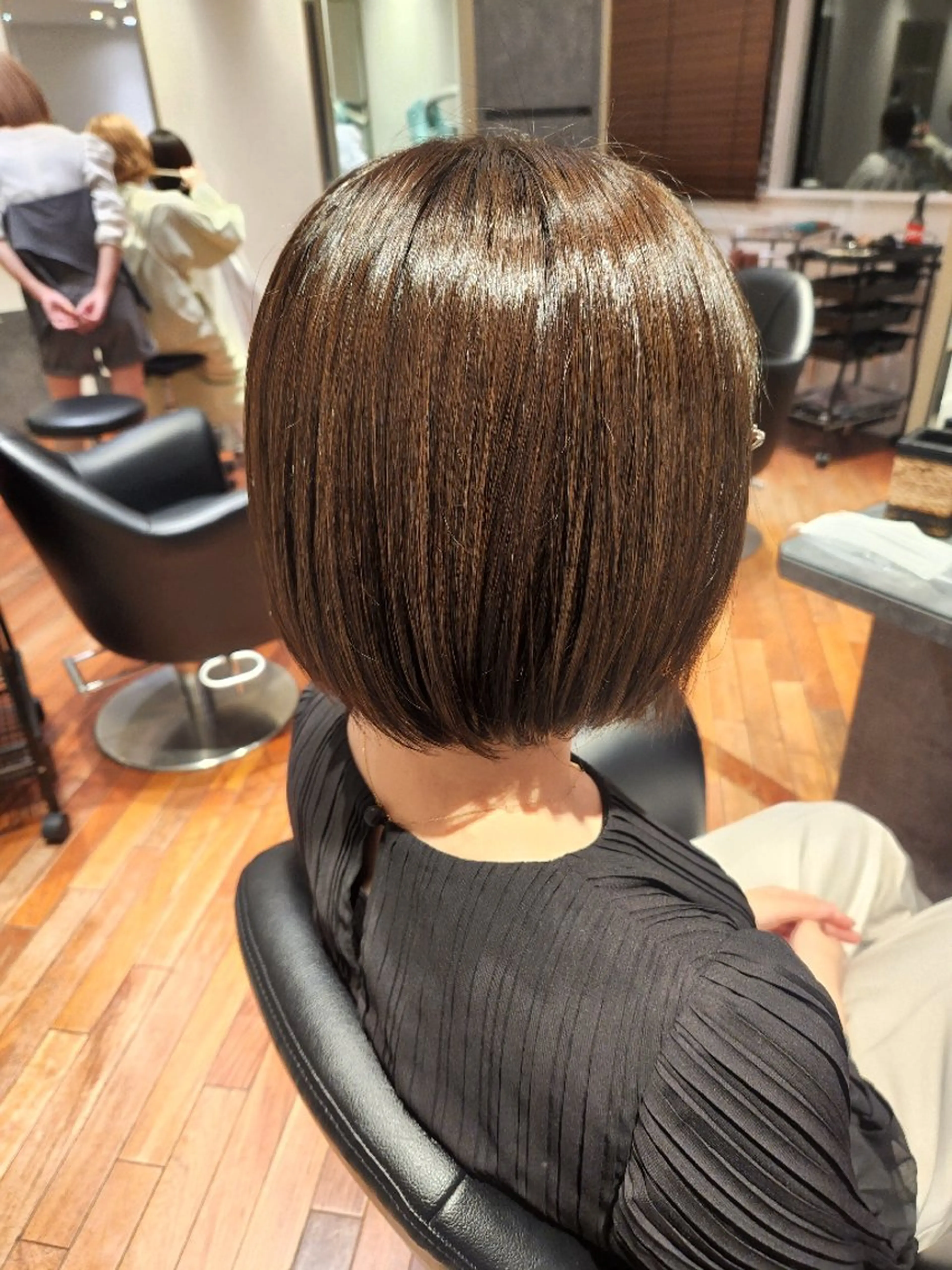 ショート カラー ベージュカラー オリーブベージュ ✨ボブカット✨ 小田　なつめのヘアスタイル