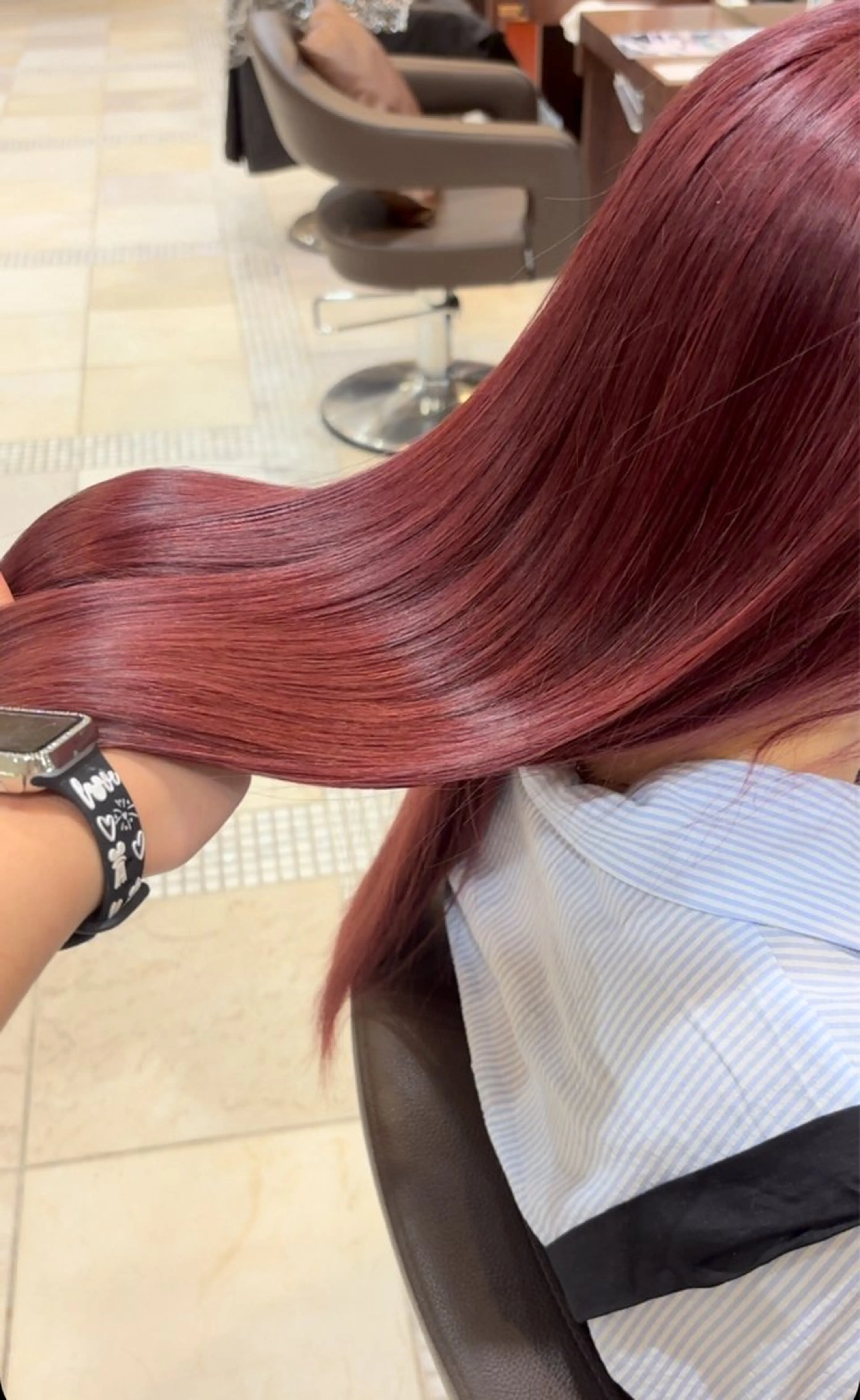 ロング カラー FaB千葉所属・【暖色ハイトーン】 HARUNA🌼のヘアスタイル