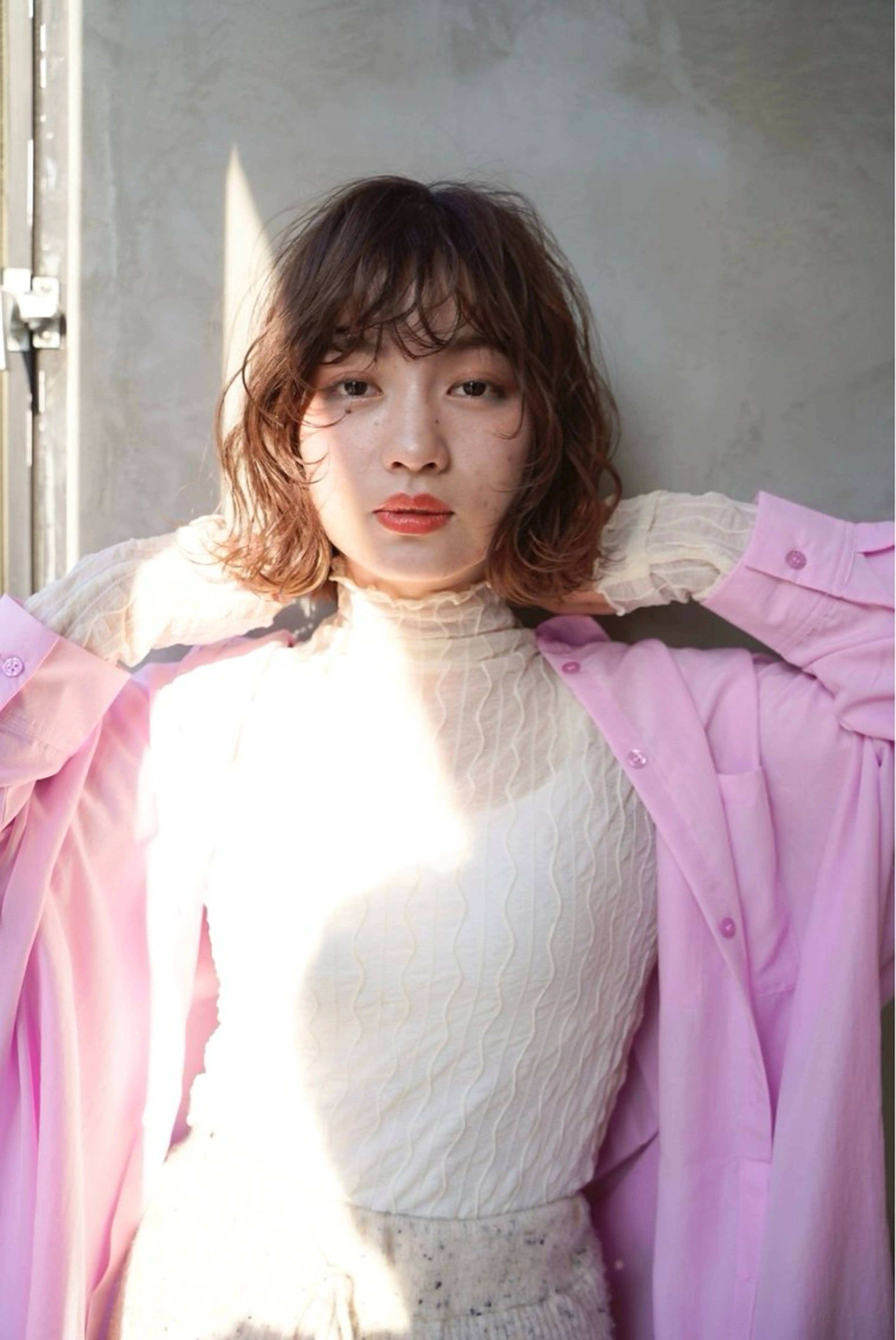 「レディース限定」カット&パーマ （テストモデル）の写真