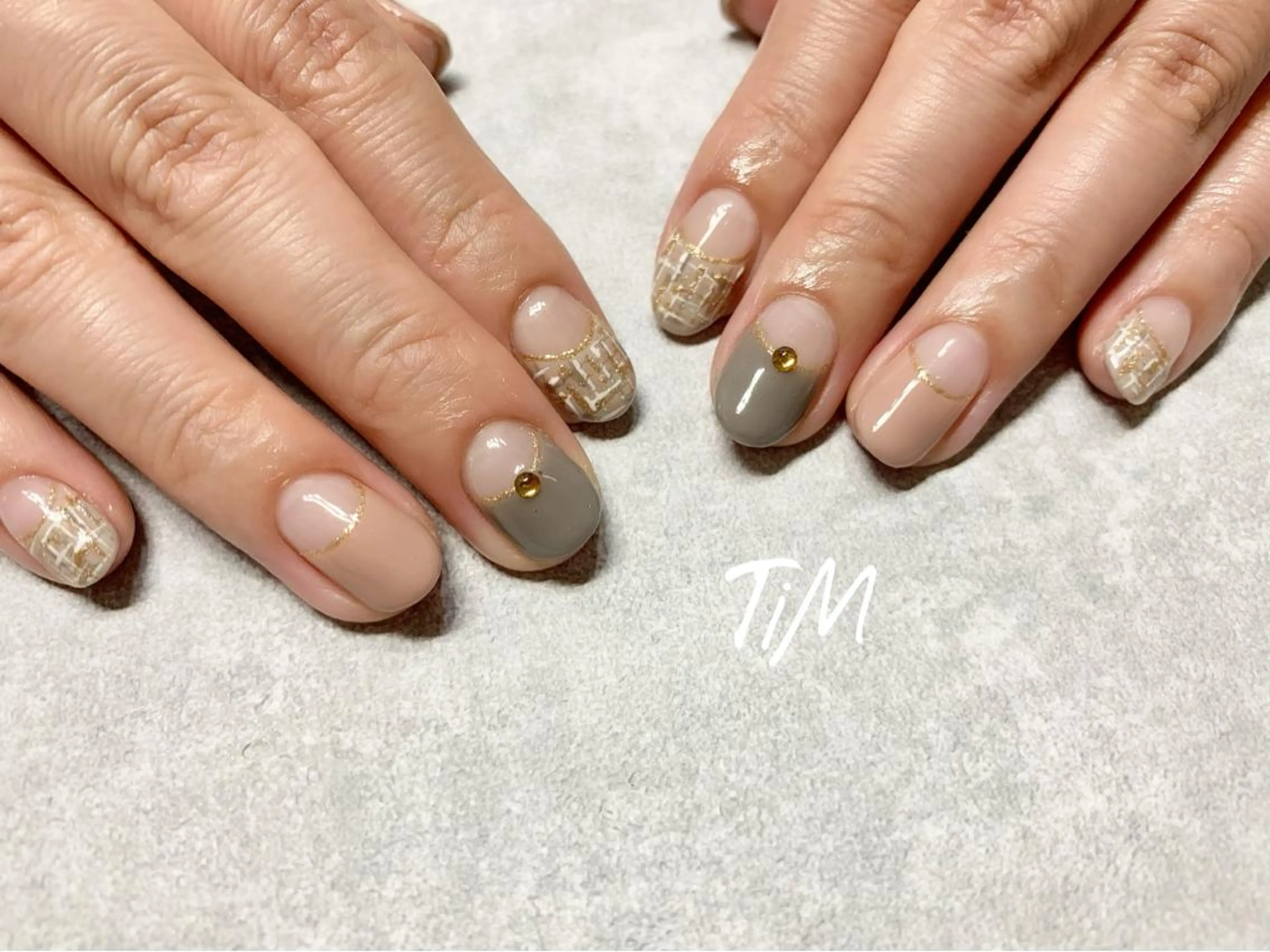 ショート ネイル Beauty Studio TiM所属・TiM【ティム】 近鉄八尾店のネイルデザイン