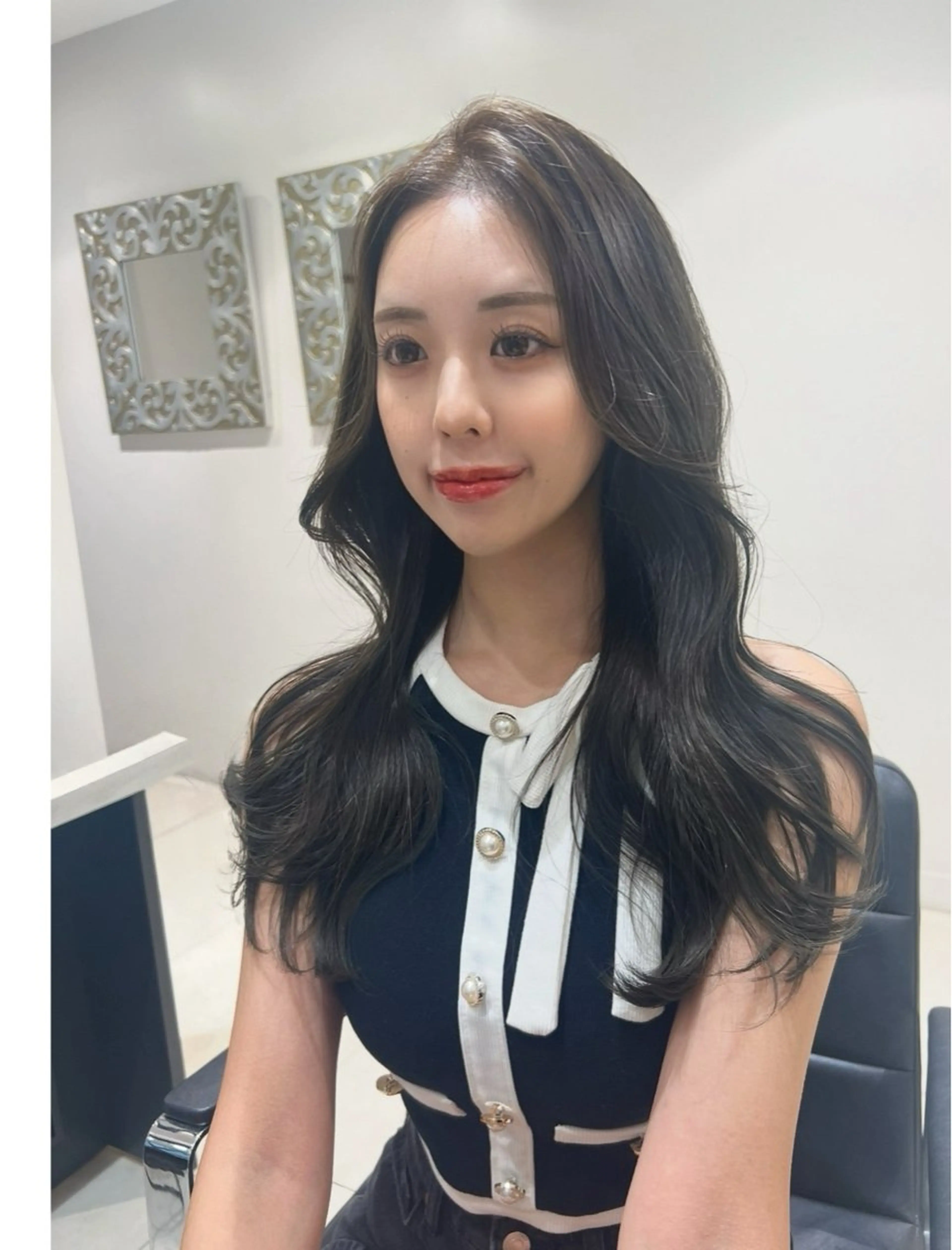 ロング Euphoria新宿店所属・新宿/透明感カラー/ 縮毛矯正/SHOKIのヘアスタイル