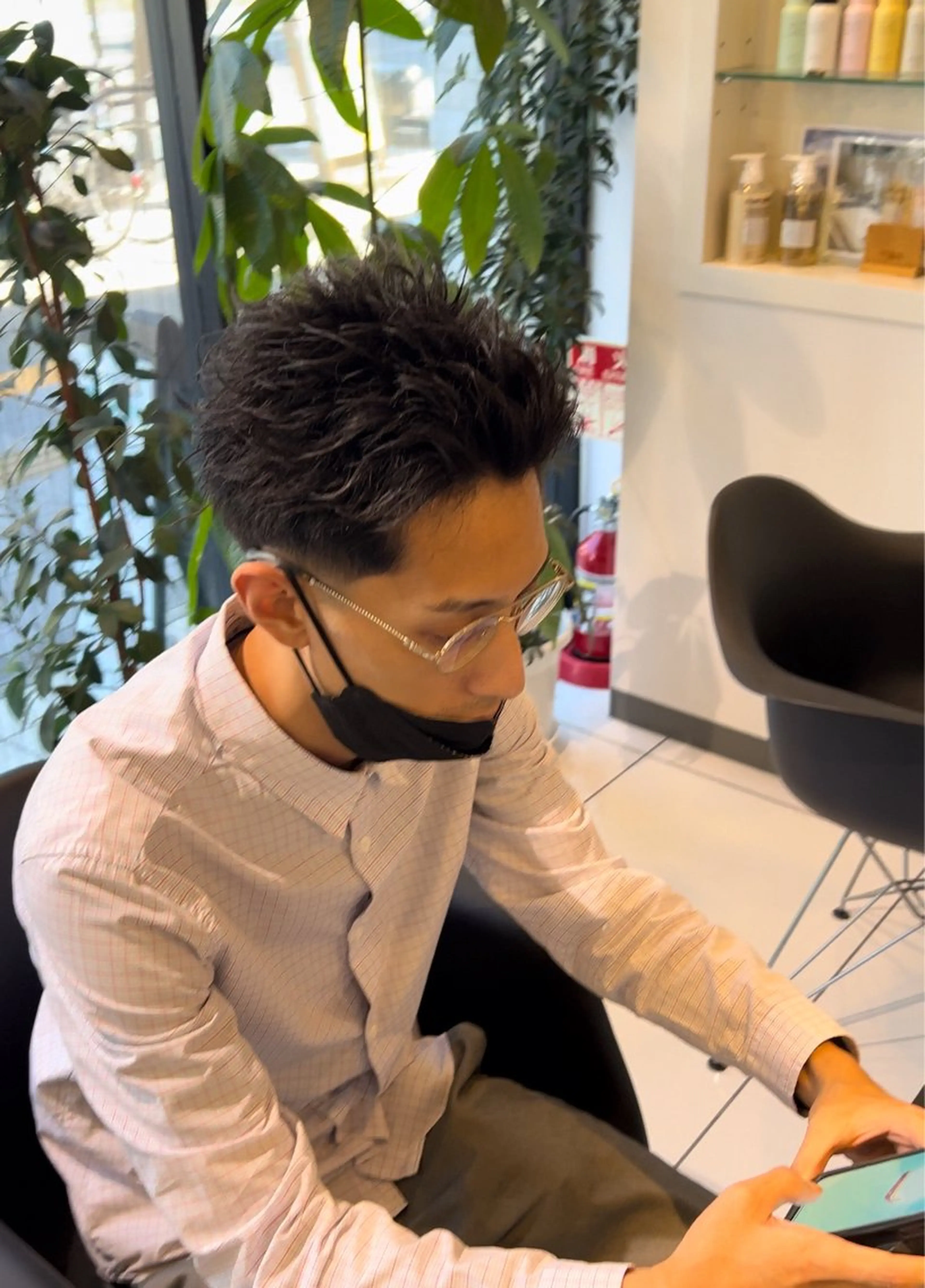 メンズ スパイキーショート 一宮/稲沢/あま市 /小林好裕のヘアスタイル