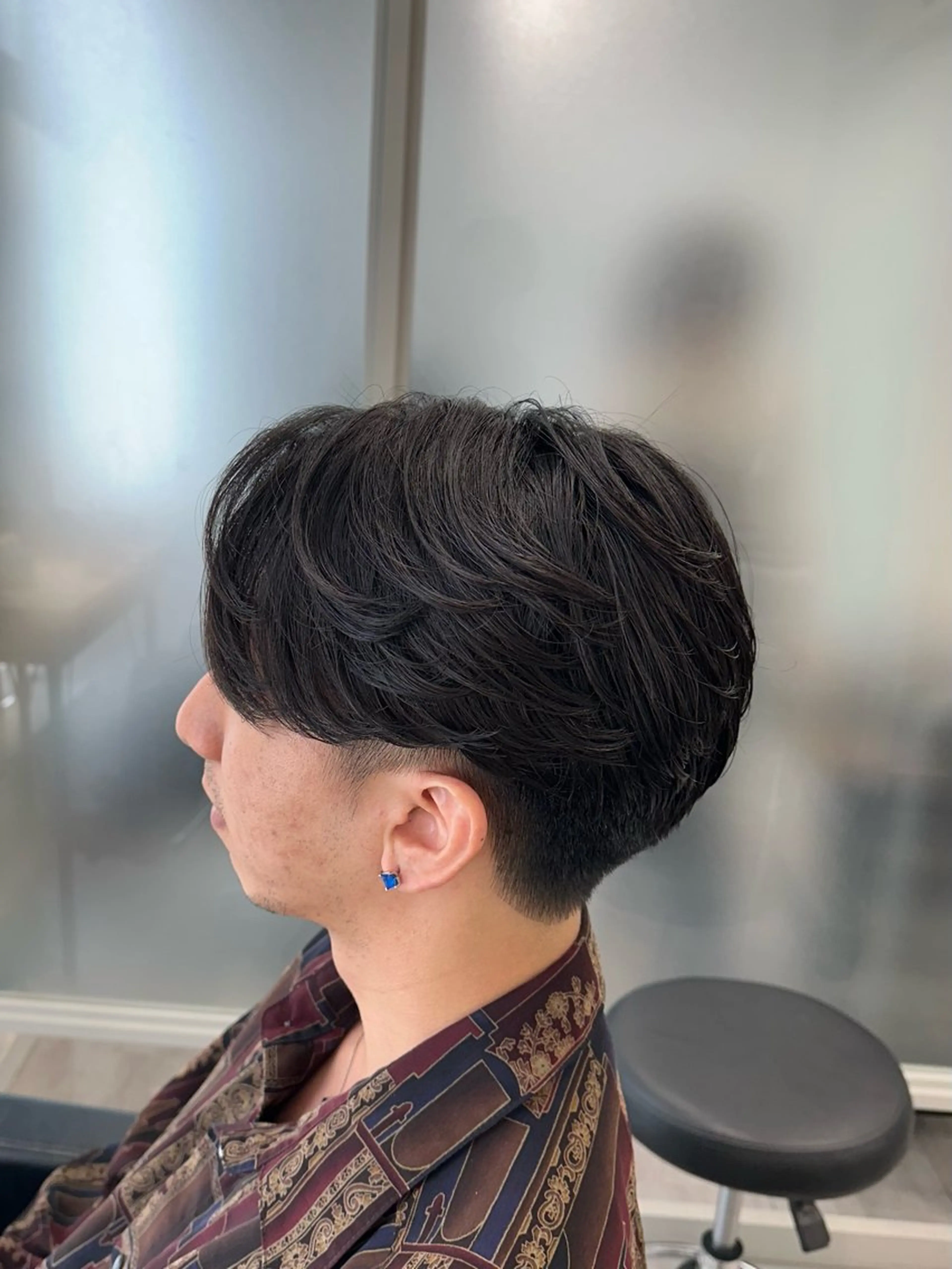 メンズ センターパート 三井淳平 /メンズパーマのヘアスタイル