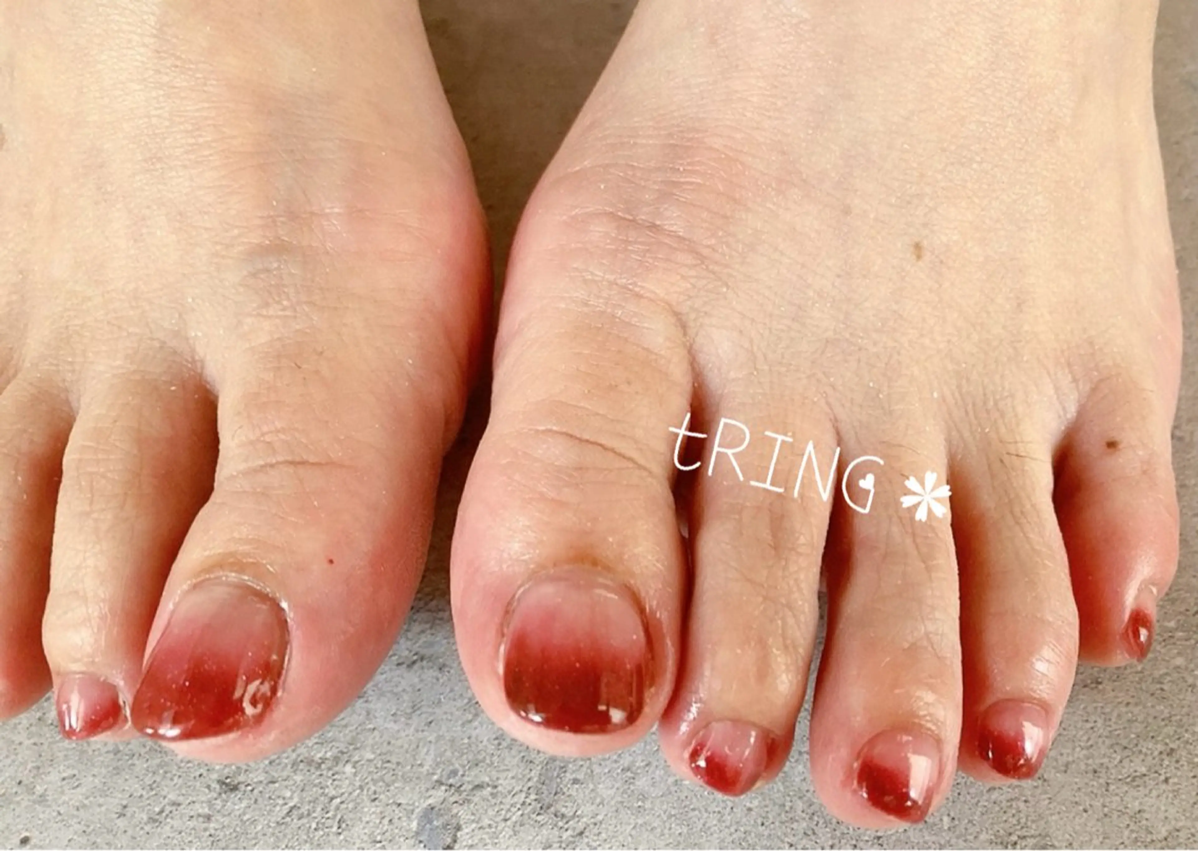 ネイル フットネイル tRING＊ しいの木台のネイルデザイン