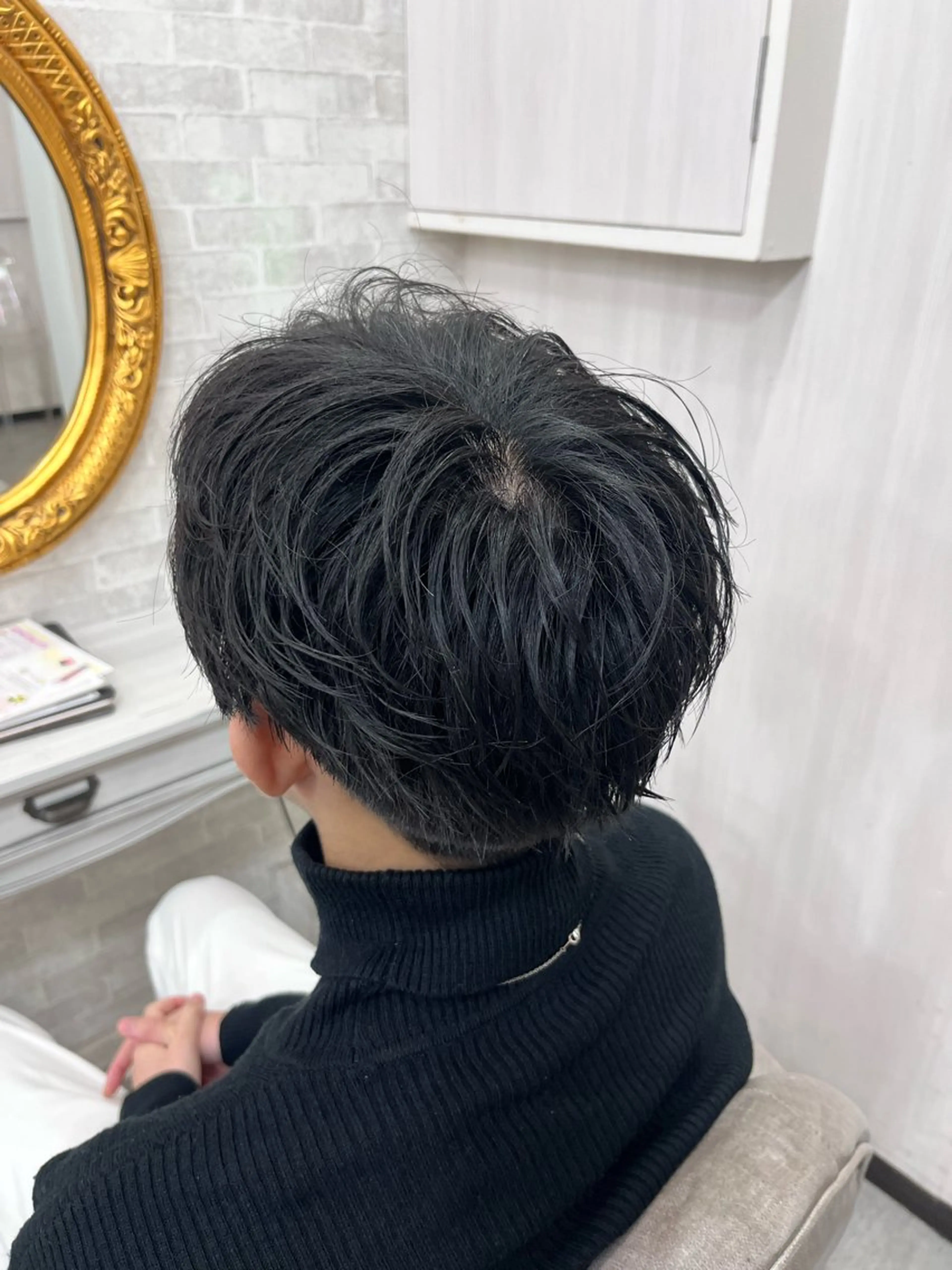 ショート 韓国風ヘア ショートヘア 縮毛矯正 韓国メンズヘア特化 ‪☆KOKIのヘアスタイル