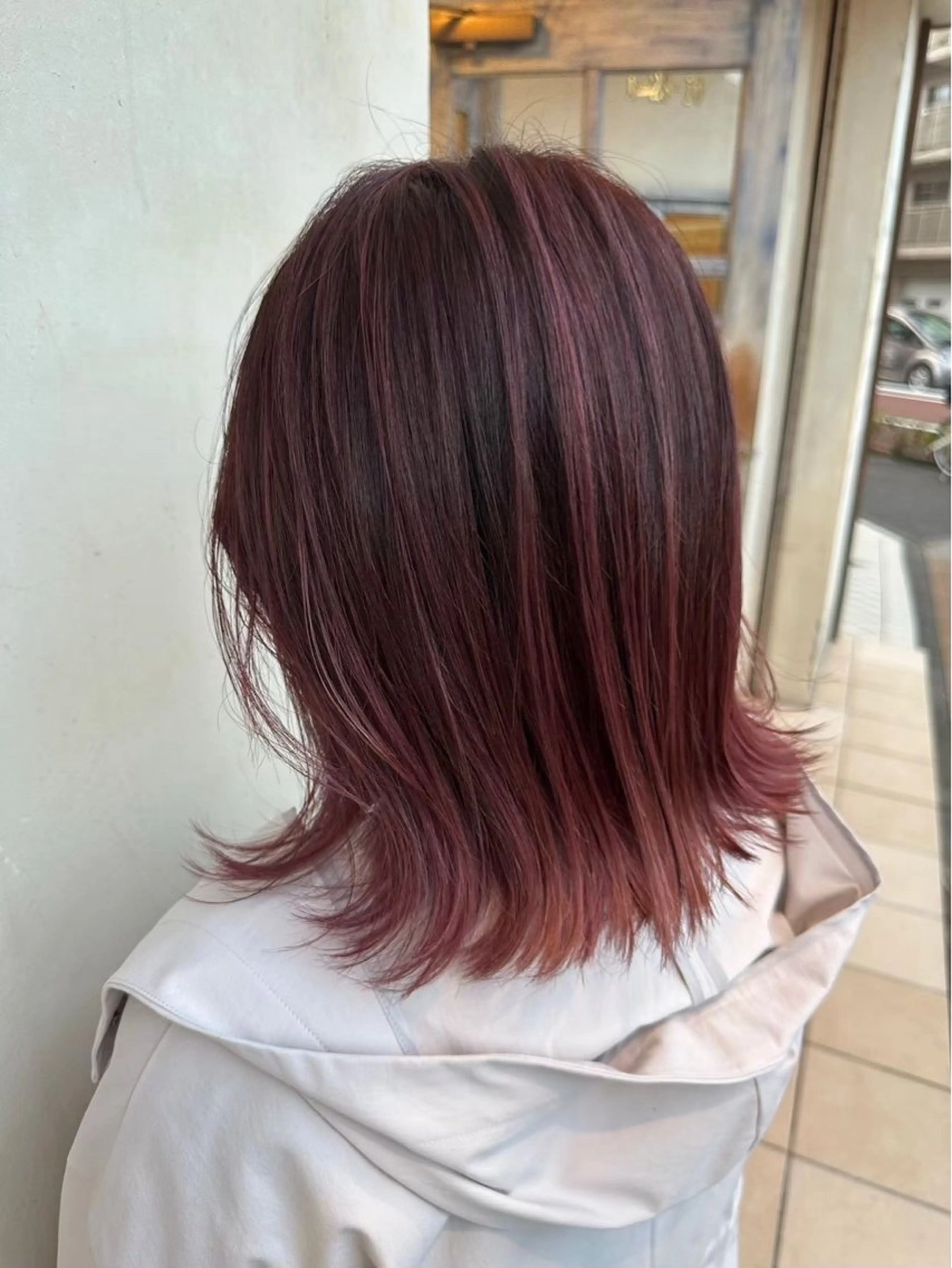 ミディアム 宮城千奈美🍒 カットモデル募集のヘアスタイル