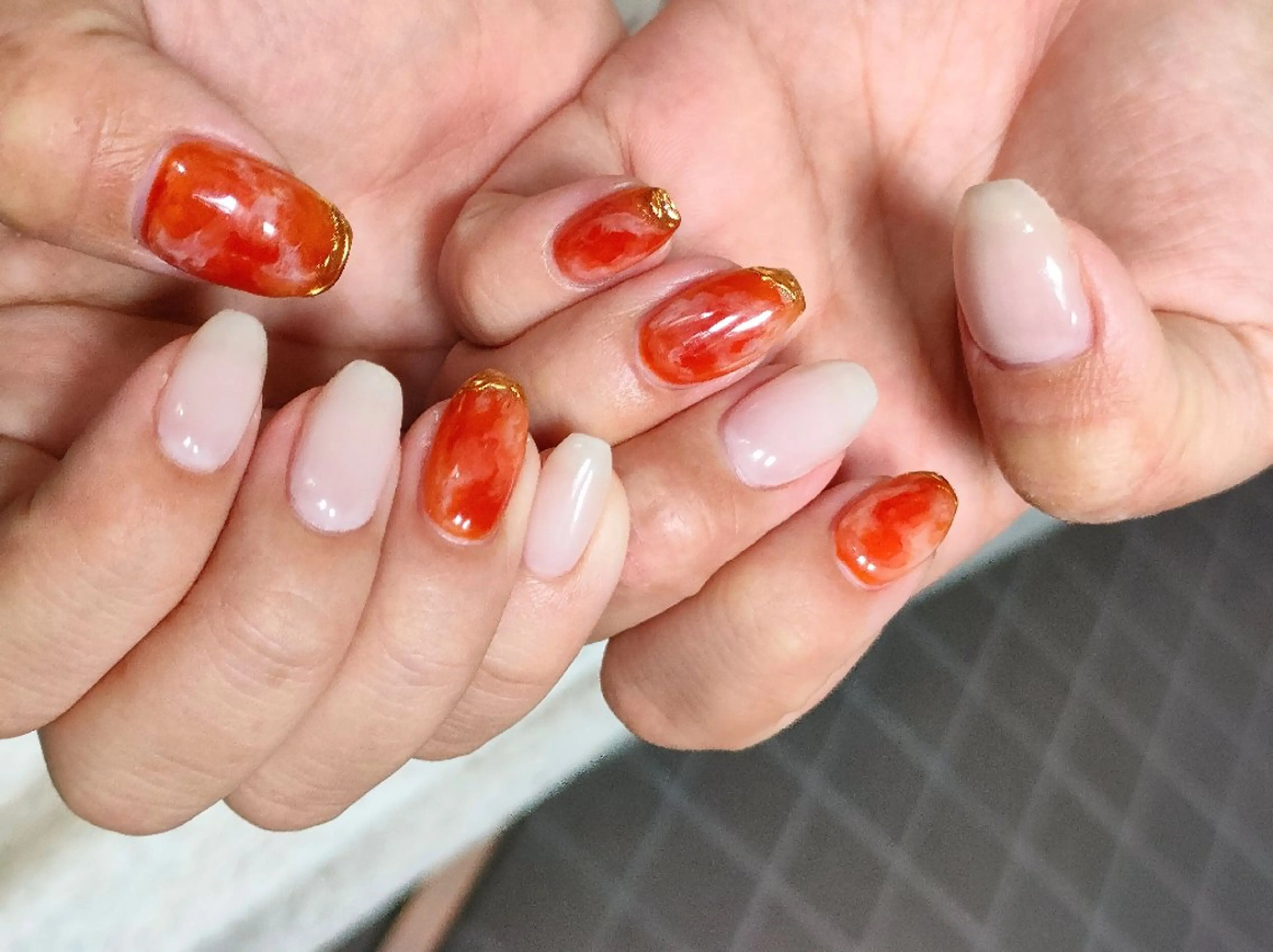 ネイル ニュアンスネイル oir. nailsalonのネイルデザイン