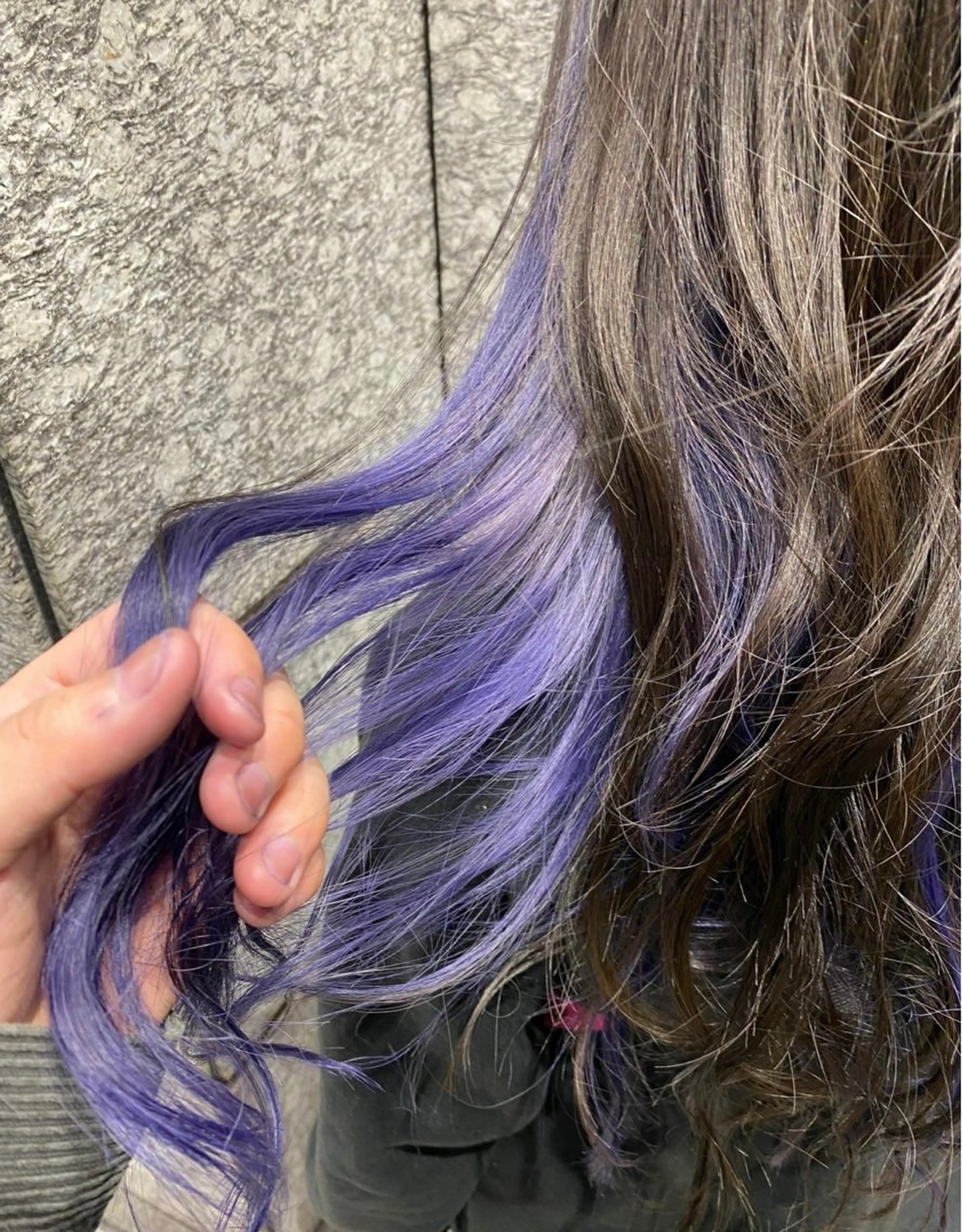 🍌ブリーチ【インナーorハイライトのみ(全体❌)】×全体カラー×最高級トリートメント×超音波アイロン🍌の写真