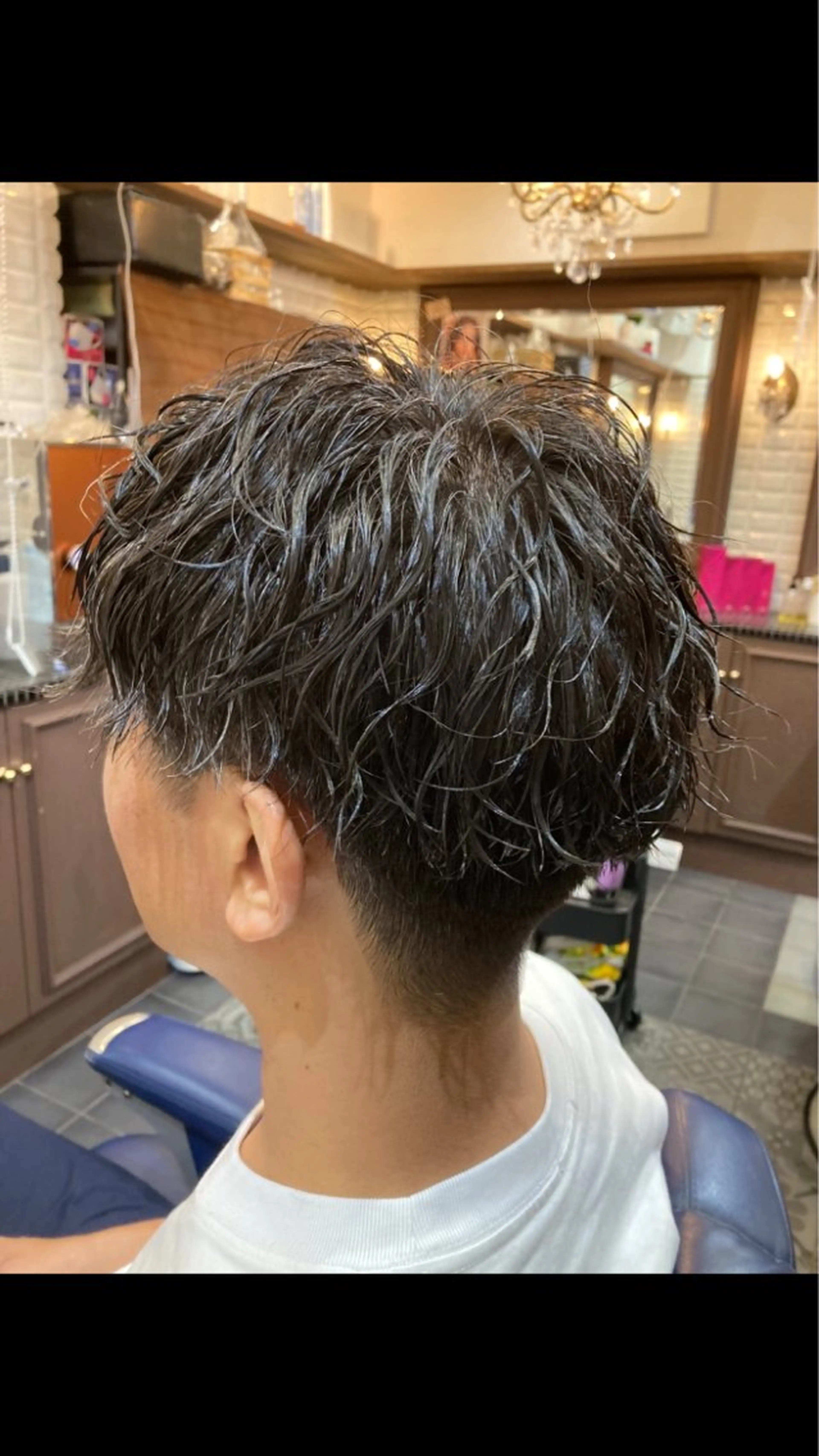 ショート メンズ ルピナス中田店長 山口大地のヘアスタイル