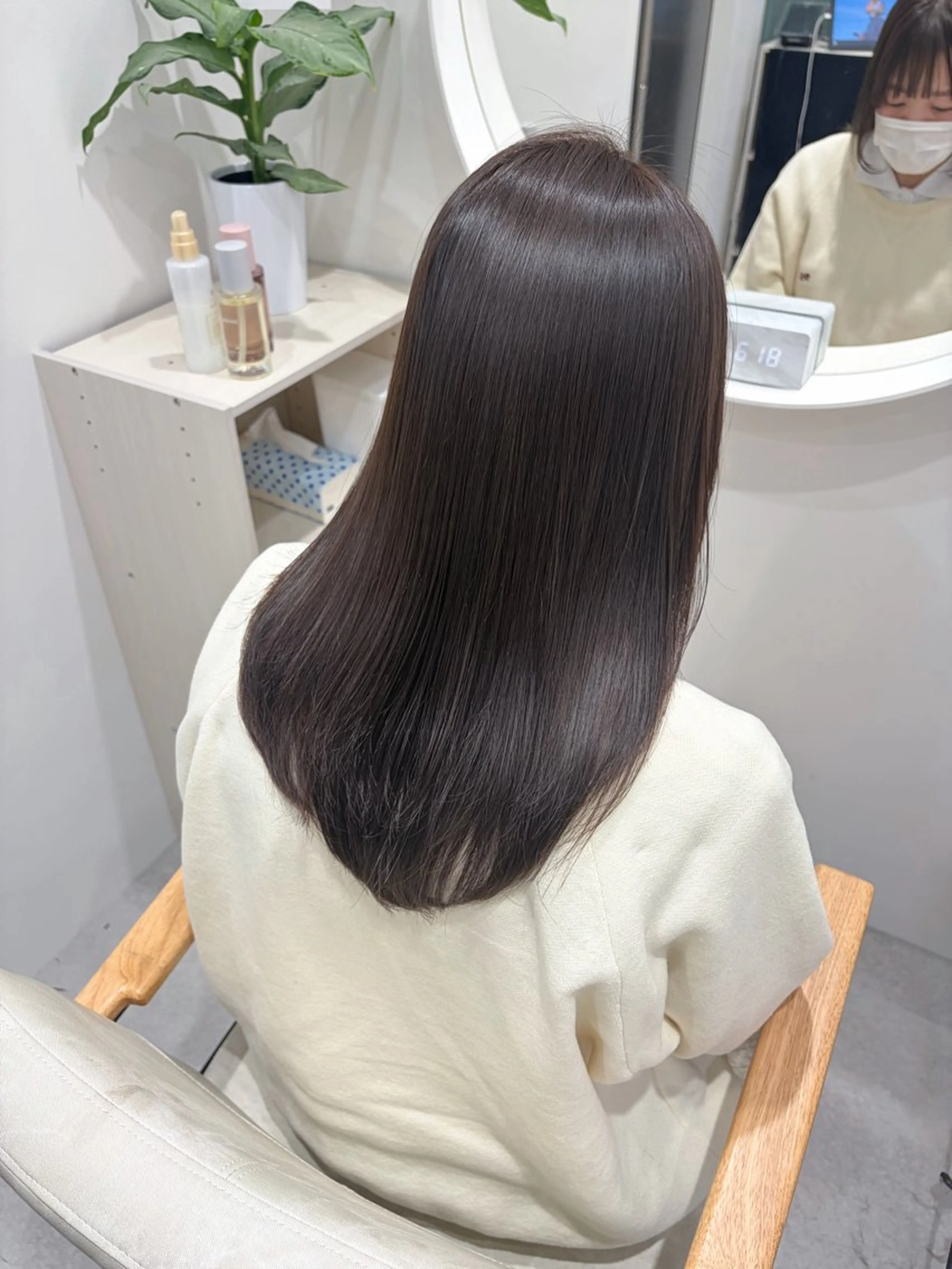 セミロング カット ヘアカラー トリートメント 髪質改善/ブリーチ/ ダブルカラー🍀るなのヘアスタイル