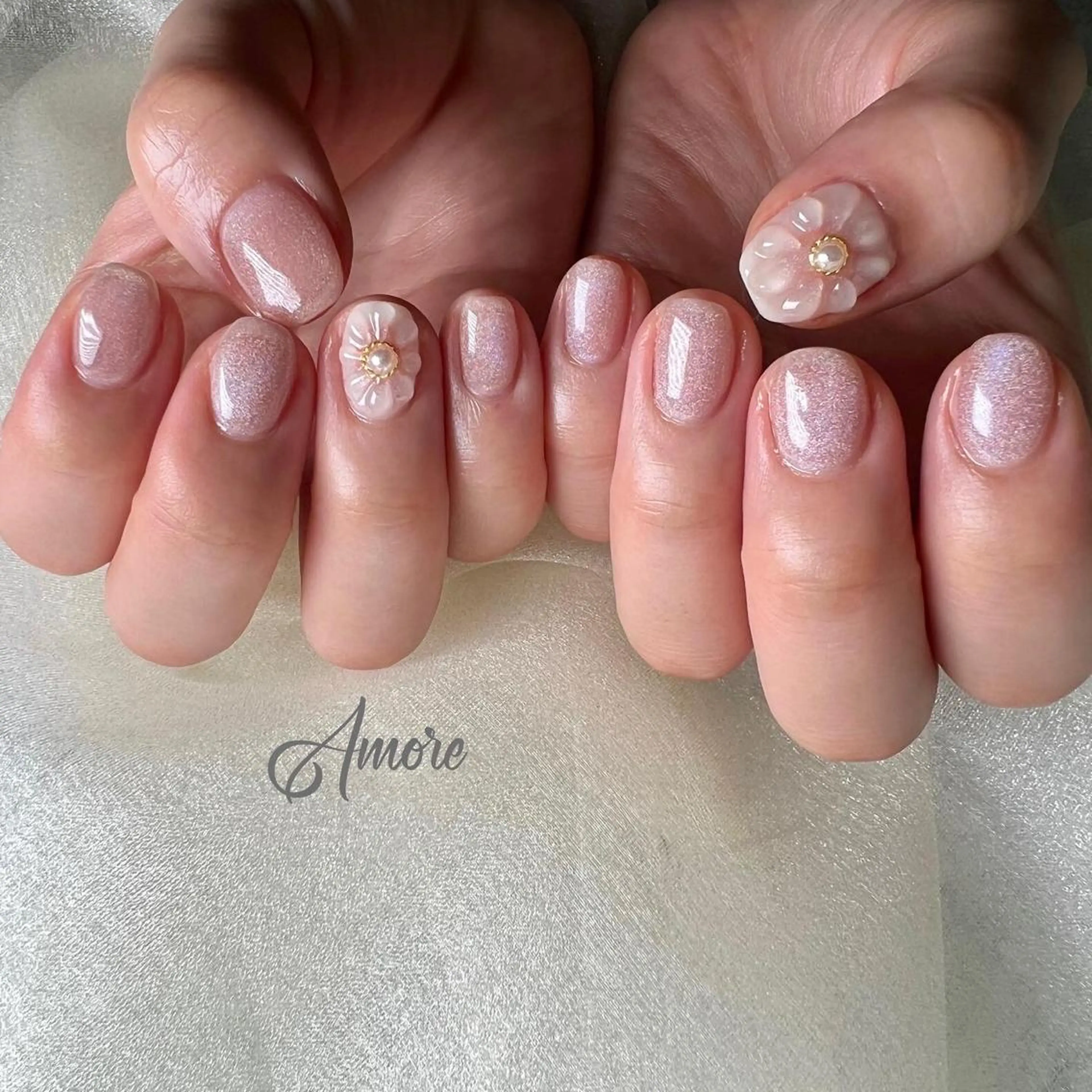 ネイル ジェルネイル 氷ネイル・うるうるネイル マグネットネイル ミラーネイル ニュアンスネイル ハンドネイル ハンドケア You kyehwaのネイルデザイン