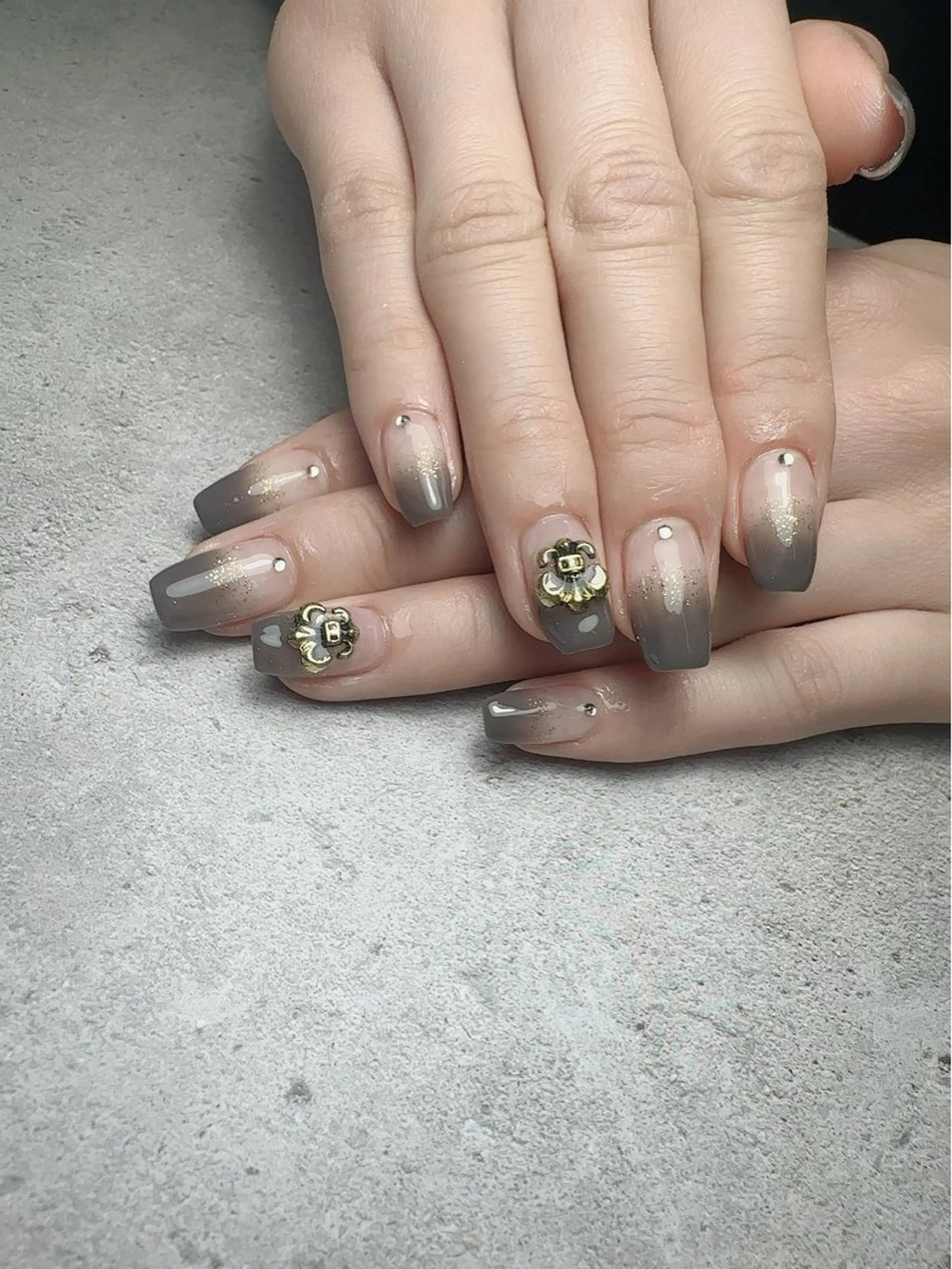 ネイル アートネイル 入学式 卒業式 ハート マグネットネイル ハンドネイル nail salon    Mimiy..所属・Nailsalon Mimiy..♡のネイルデザイン