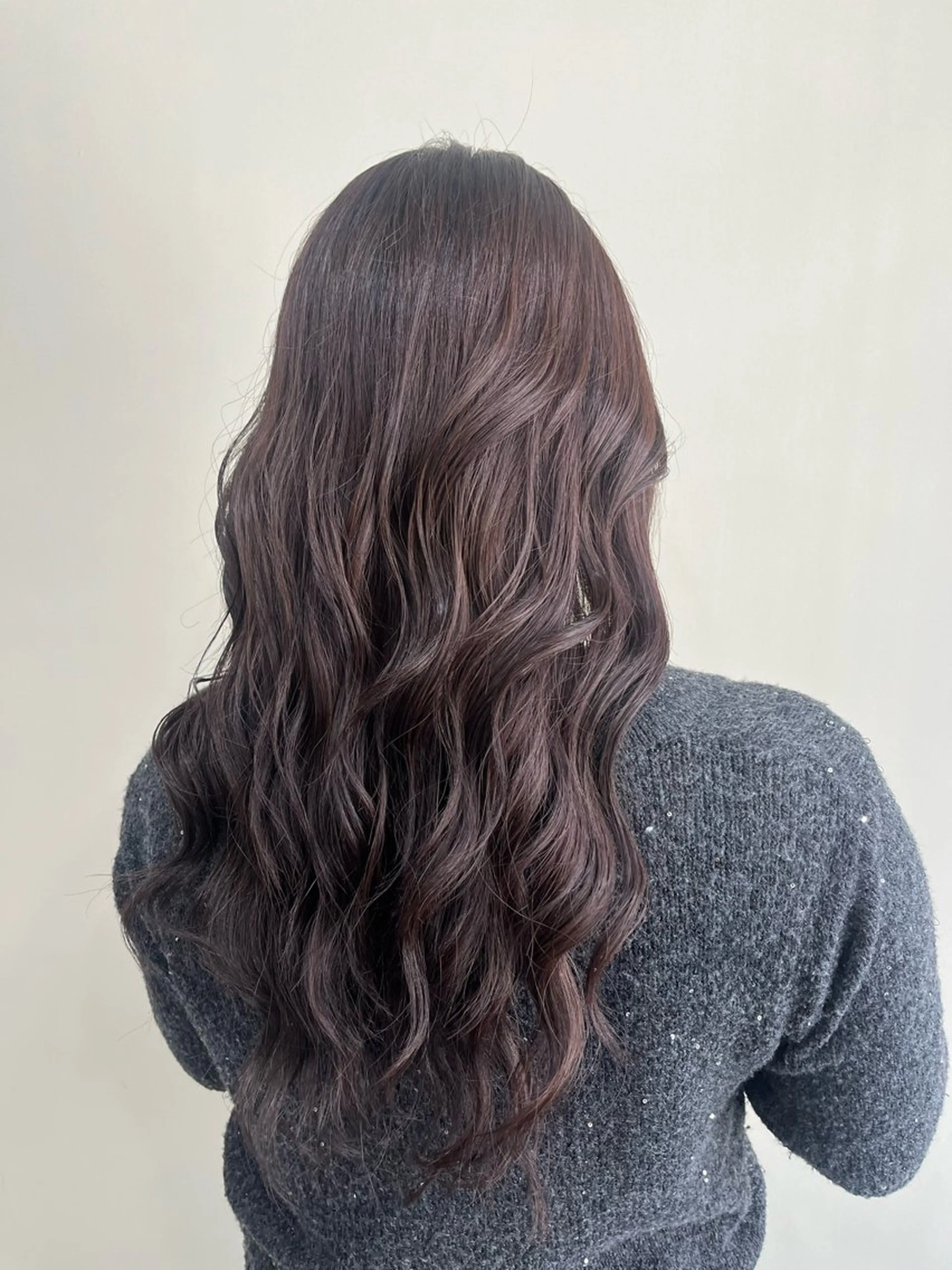 ロング カラー ヘアカラー トリートメント ヘッドスパ uni/haruhi ☀️透明感カラーのヘアスタイル