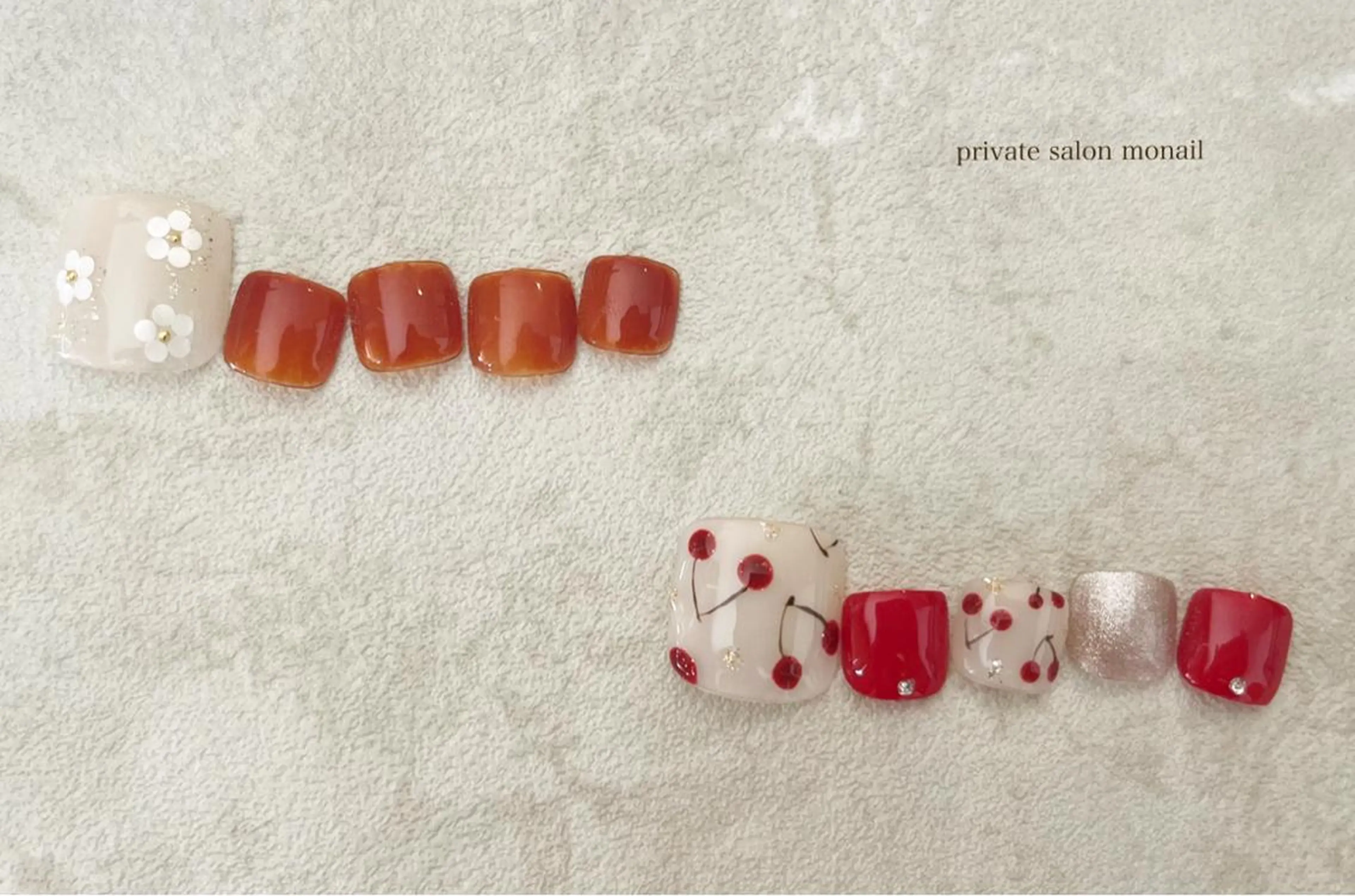 ネイル フットネイル private nail monail所属・nail salon monailのネイルデザイン