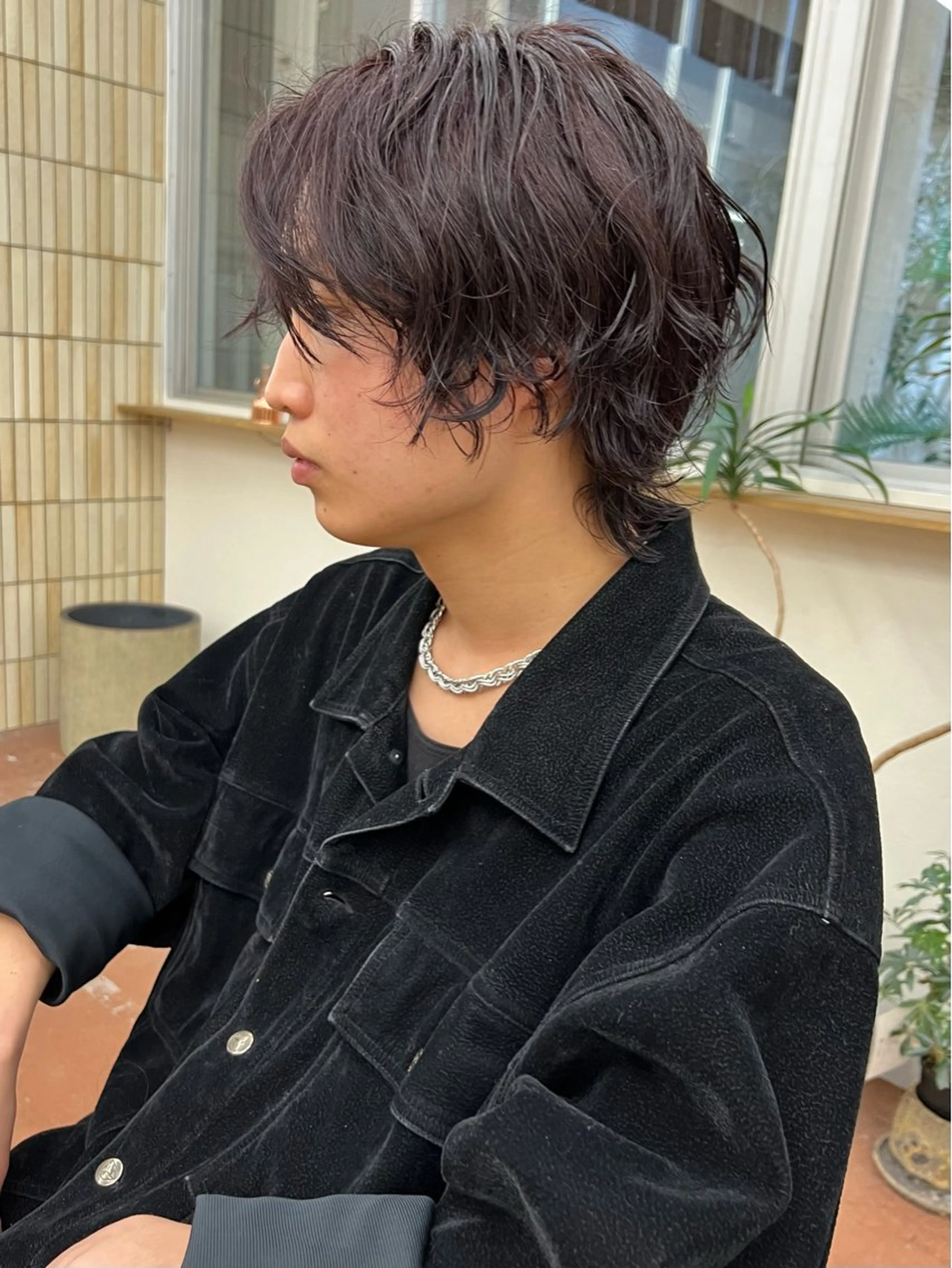 カラー パーマ メンズ カット パーマ トリートメント 矢場町/栄/上前津/ 佐藤祐希のヘアスタイル