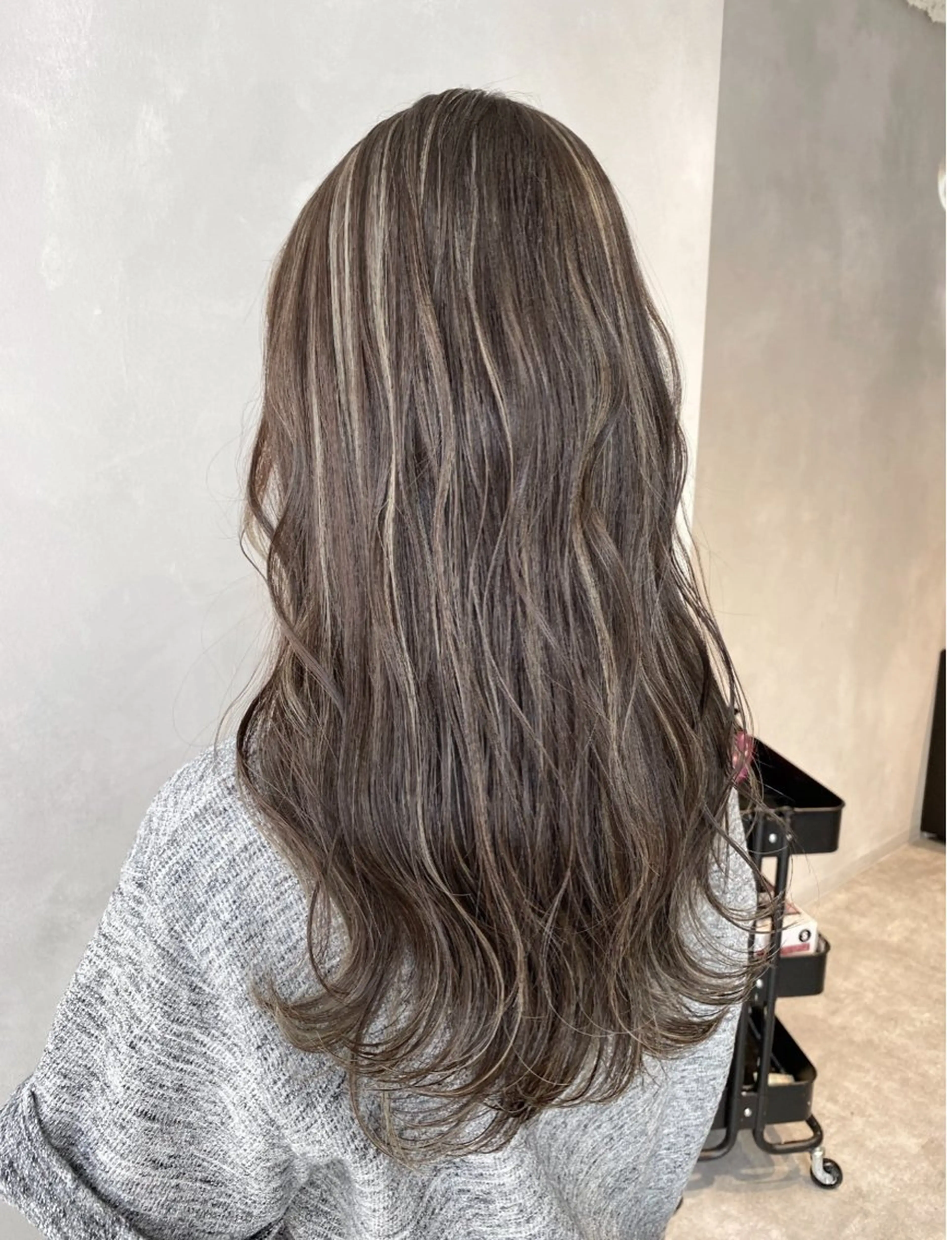 ロング カラー M IIのヘアスタイル