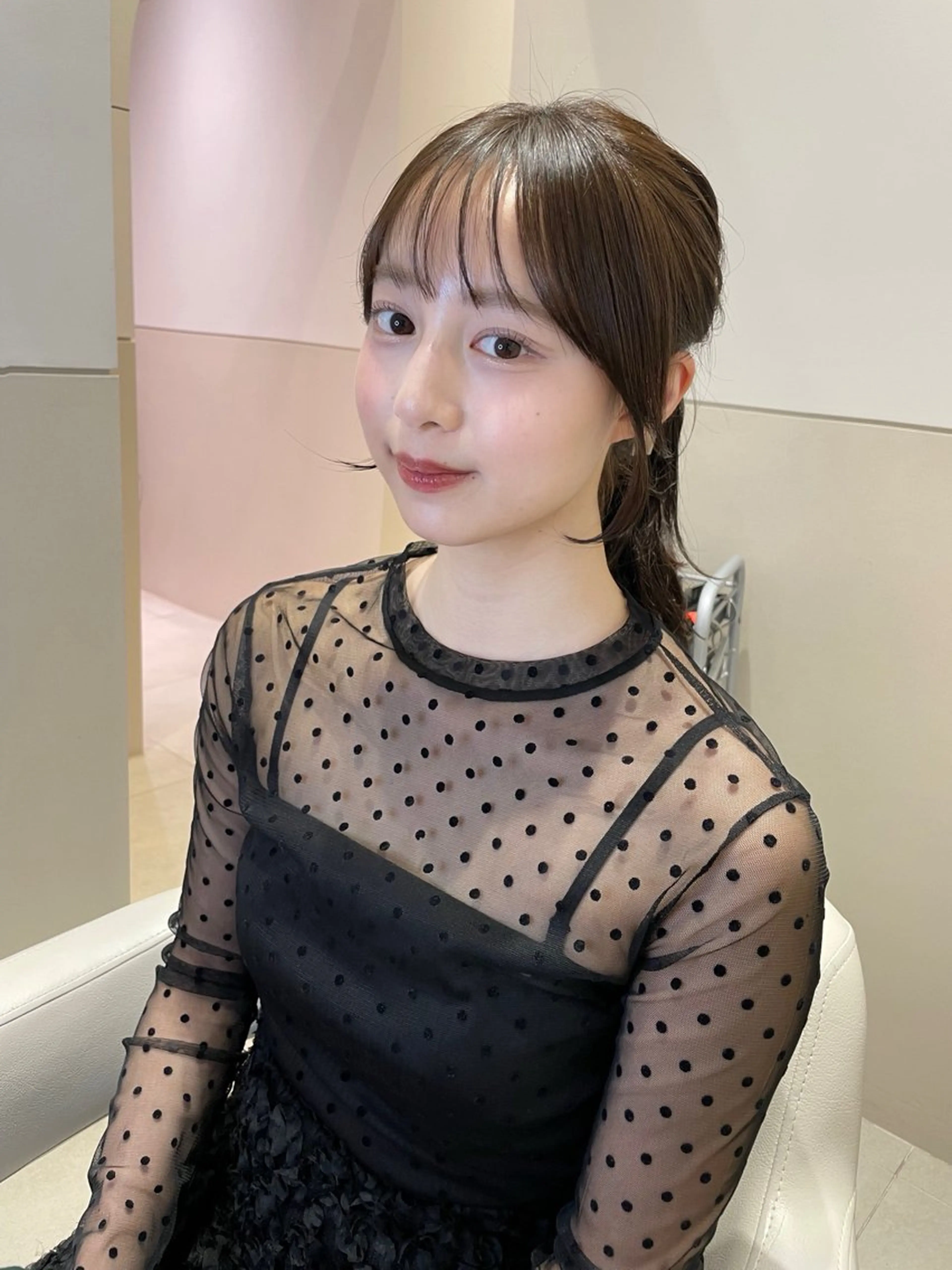 ロング カット トリートメント 岩田菜央 《武蔵小杉》のヘアスタイル