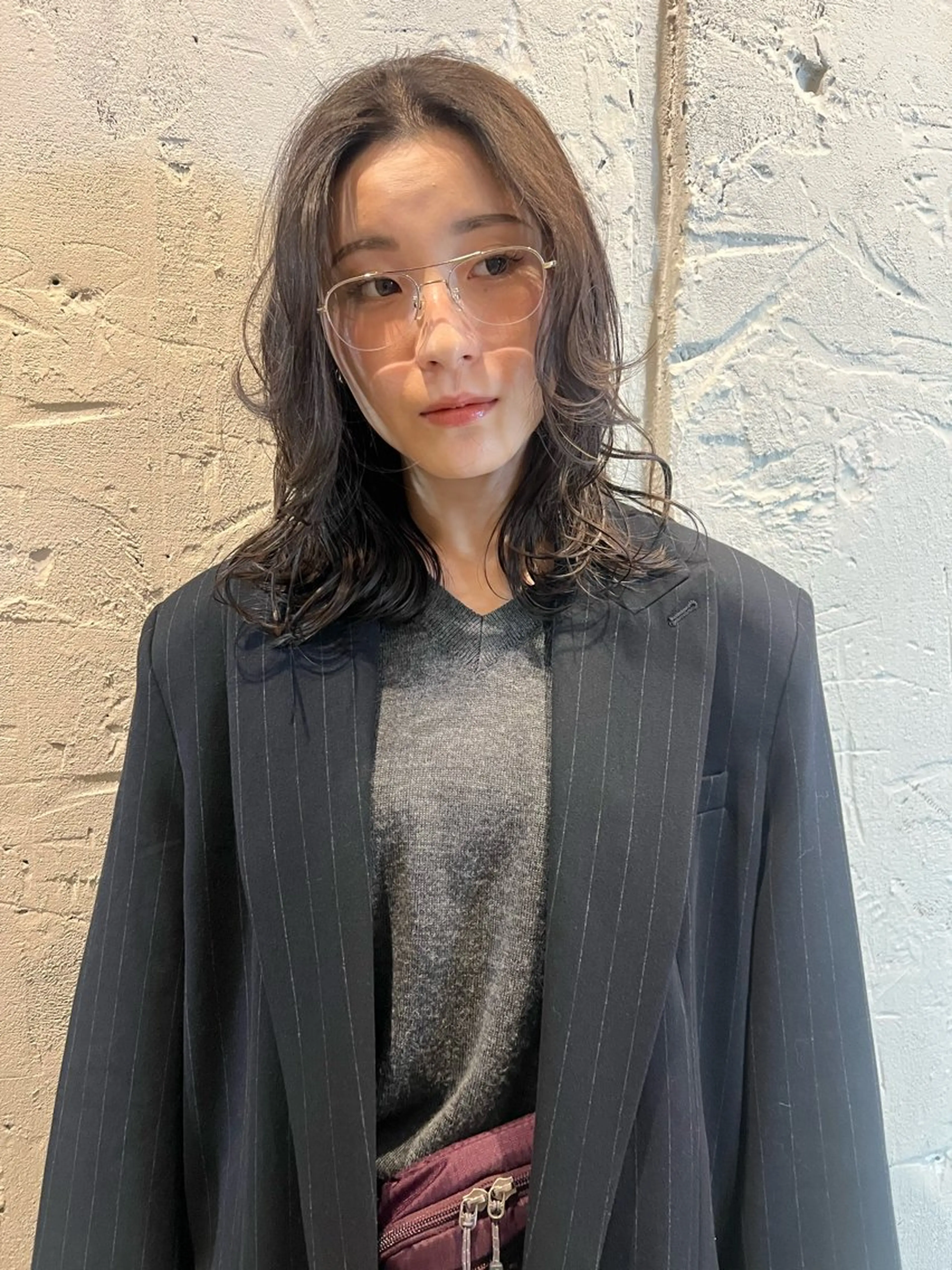 ミディアム ヘアアレンジ yu  /透明感 カラー/caseyのヘアスタイル