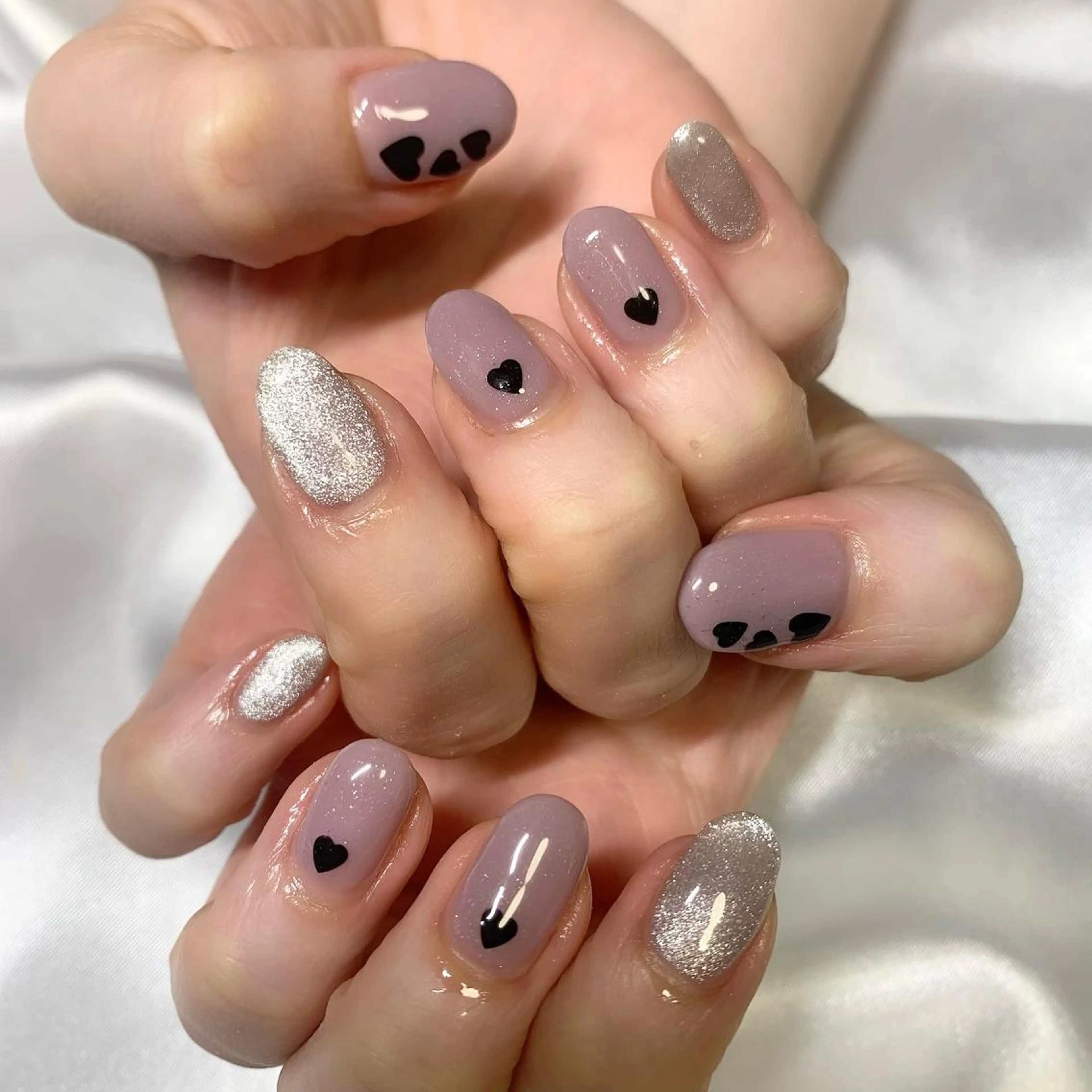 ネイル バレンタイン Lucid Fleur Amiのネイルデザイン