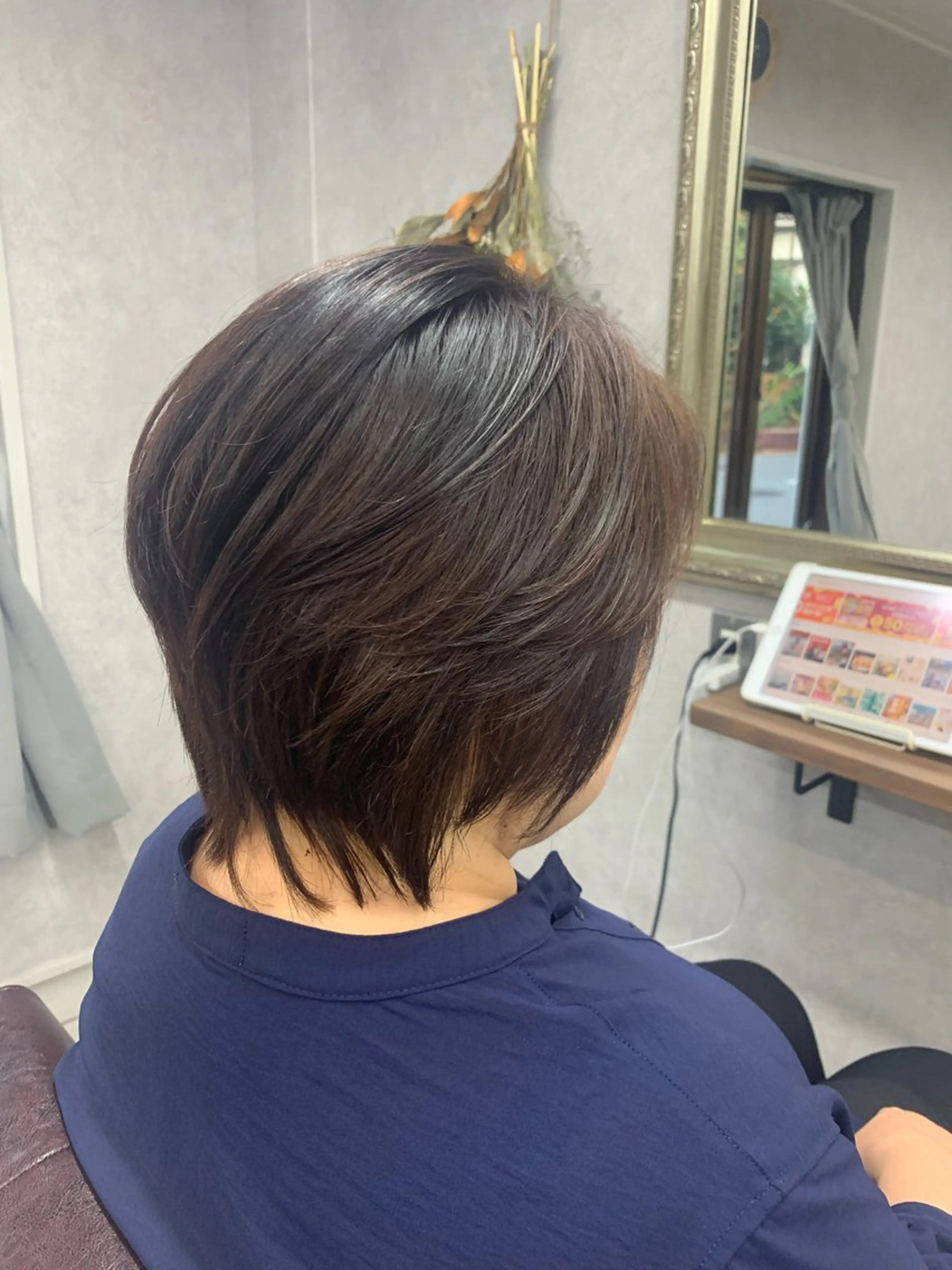ショート カラー カット ヘアカラー トリートメント Lien 深井店のヘアスタイル