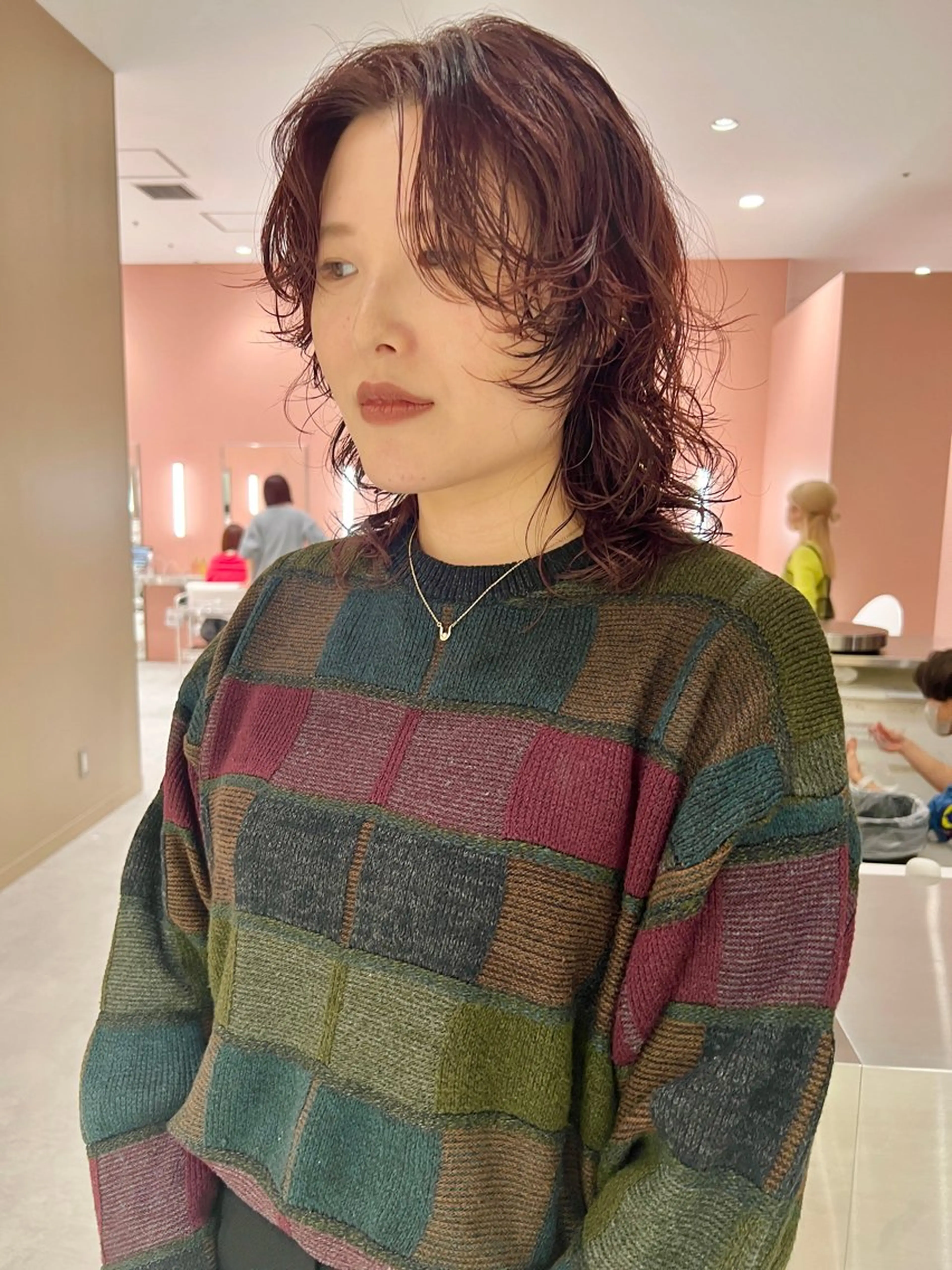 ミディアム パーマ ミディアムパーマ カット パーマ ヘアセット 🌿ショート🌿 パーマ🌿淳平のヘアスタイル