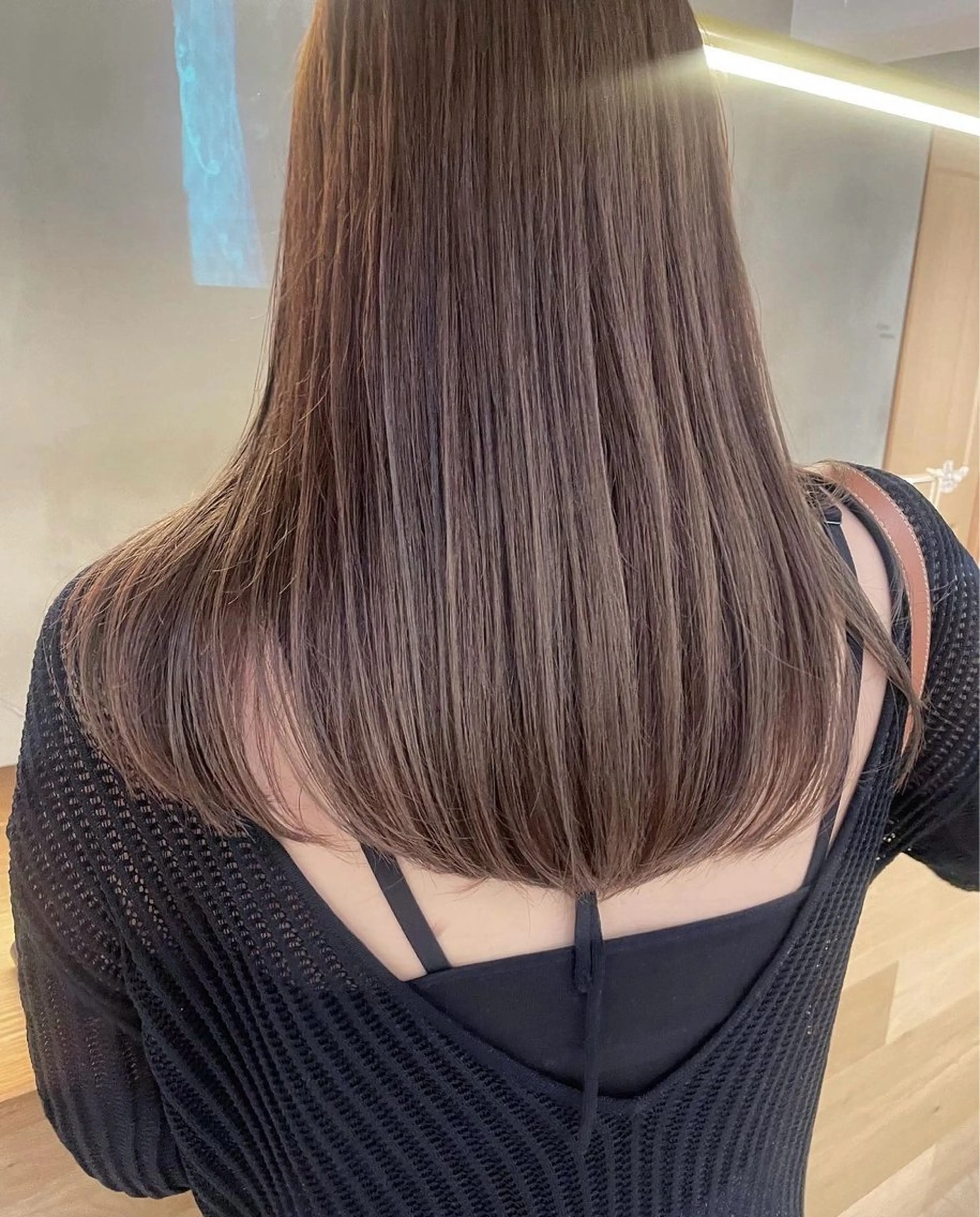 ロング 縮毛矯正 ✂️ハッシュカット/ レイヤー冨田✂️のヘアスタイル