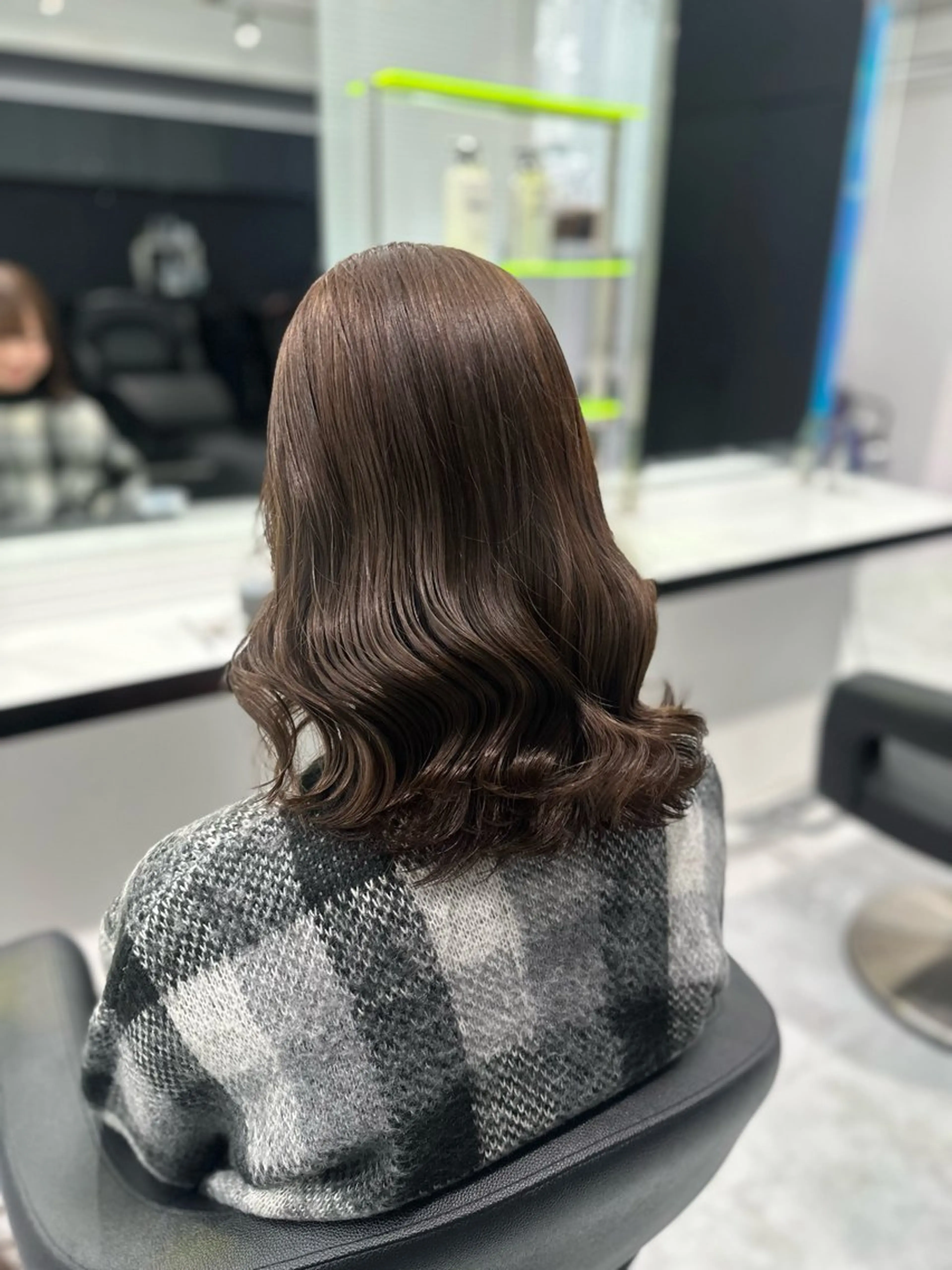 ミディアム カラー 🫧ハイトーン🫧 ベージュ🫧徹哉のヘアスタイル