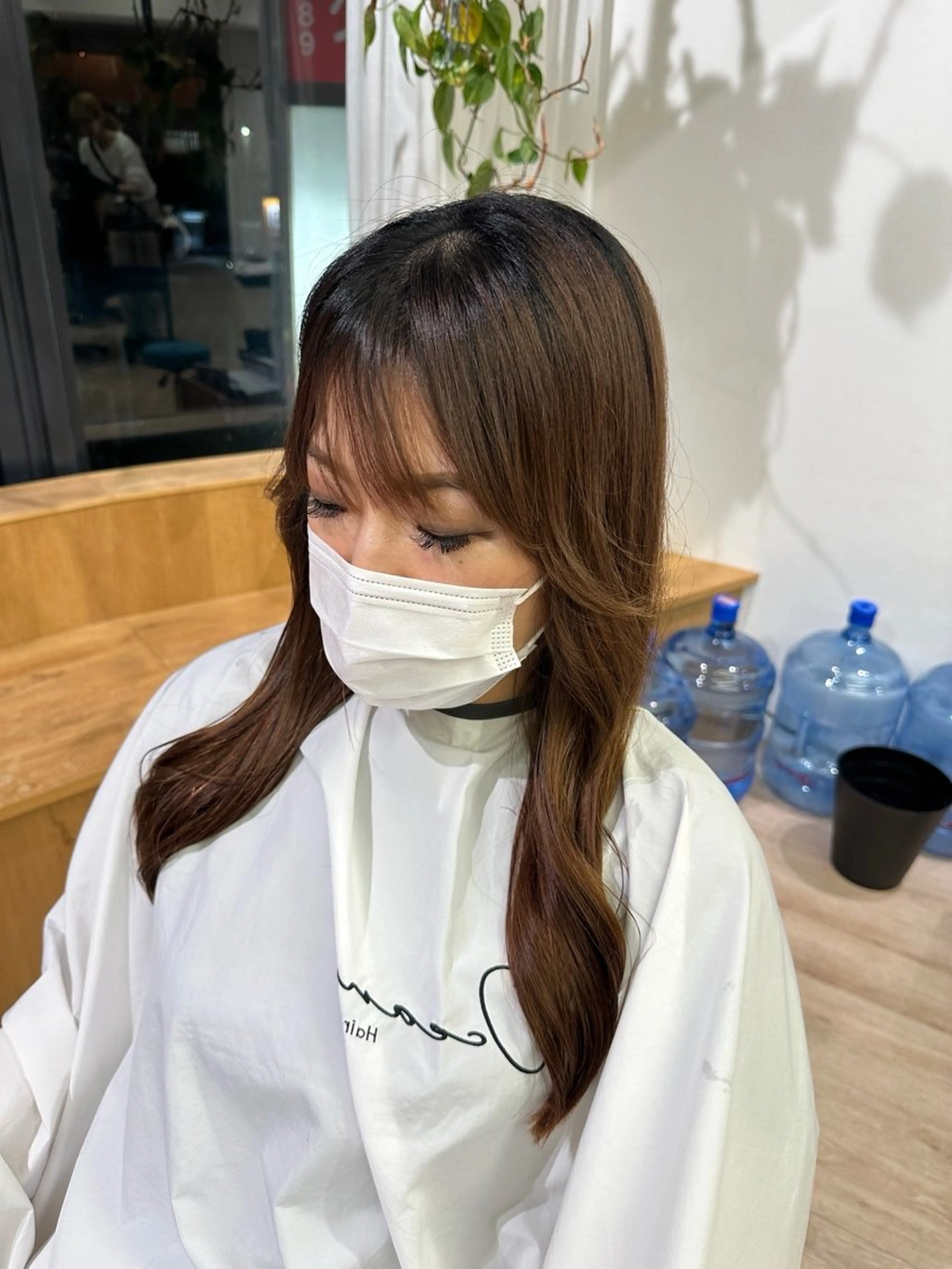 ロング 川上 彩夏のヘアスタイル