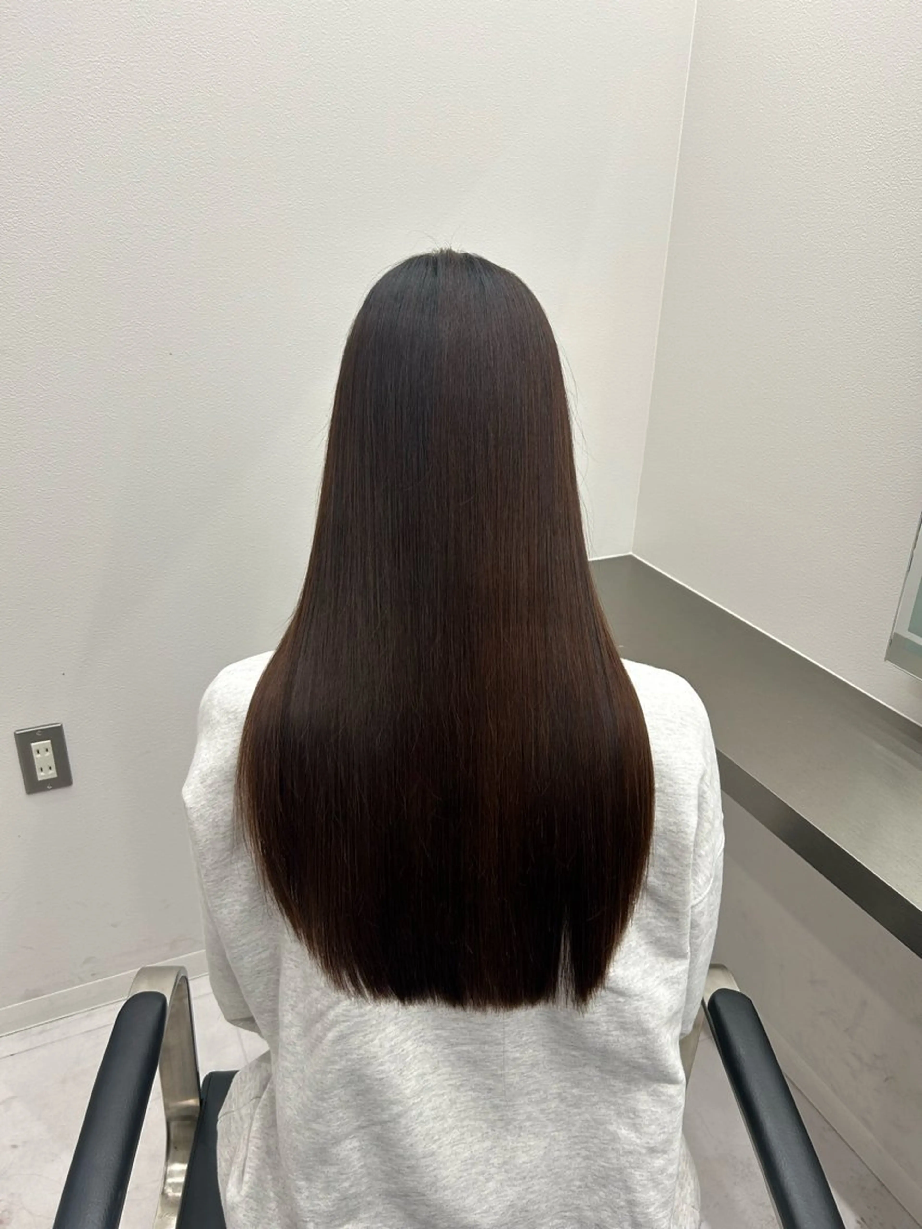 【☔️期間限定☔️】縮毛矯正＋透明感カラー✨￥12500✨の写真