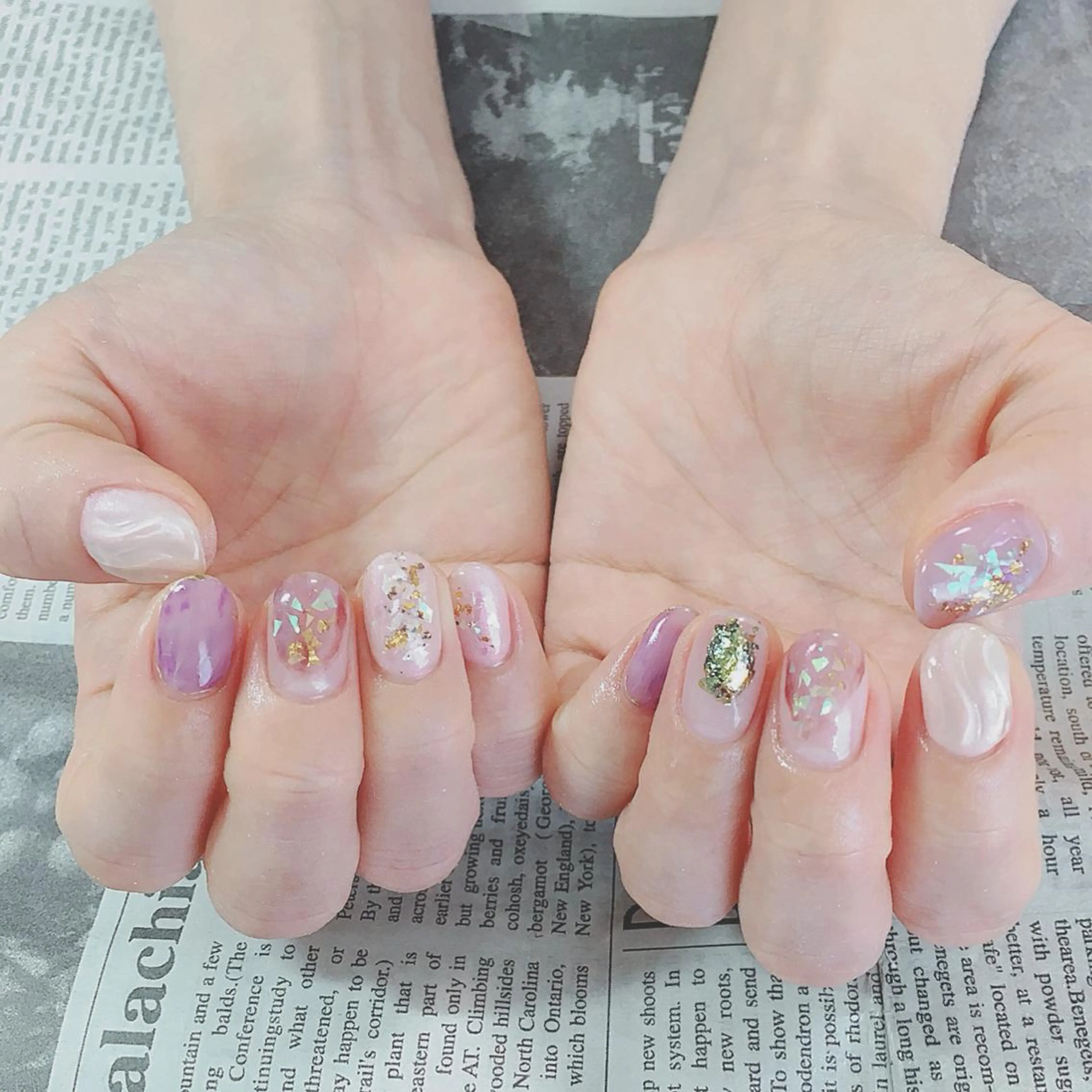 ネイル ハンドネイル ハンドケア 森山 舞のネイルデザイン