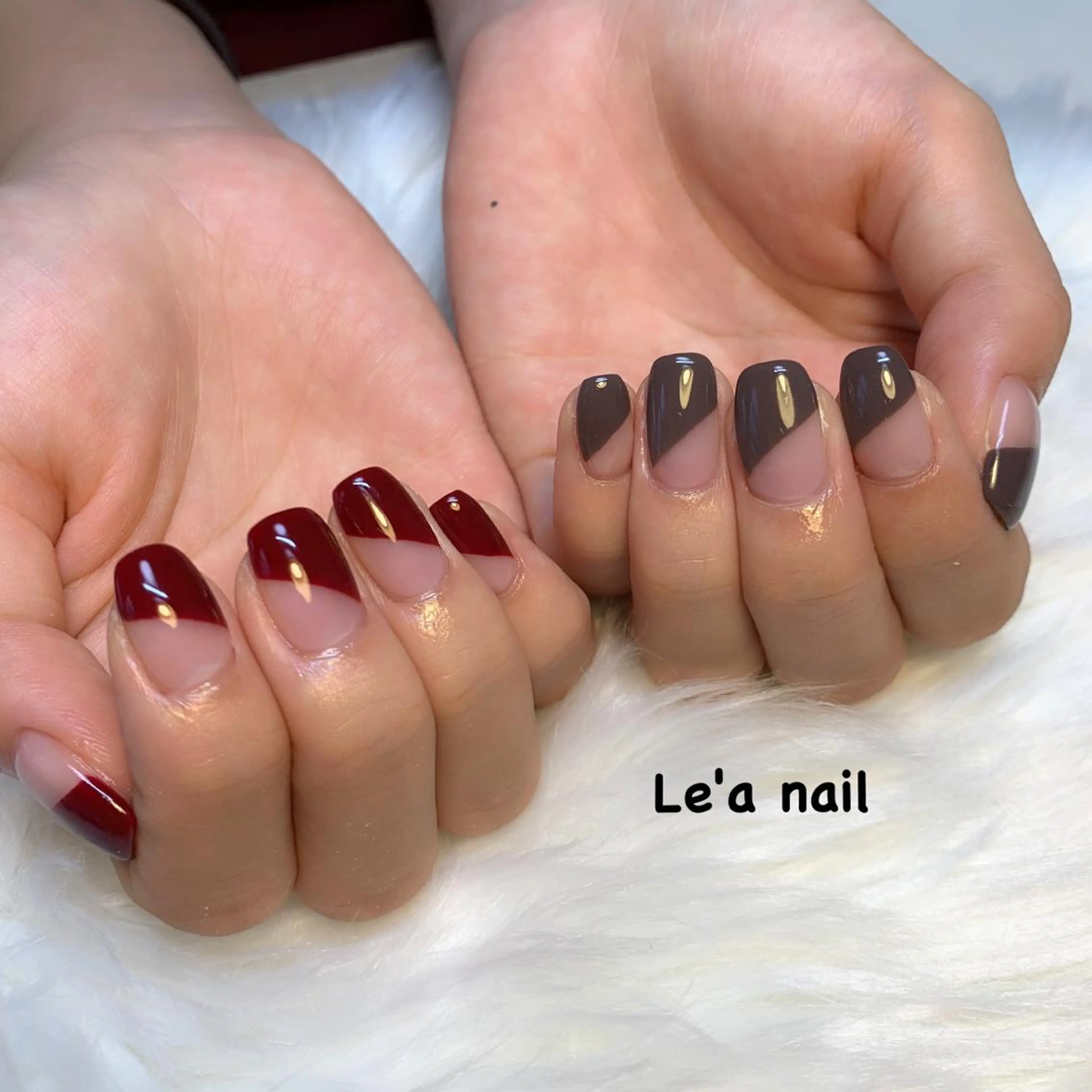 ネイル フレンチネイル 'mm所属・'mm  (ミリ) ＭＡＮＡＭＩのネイルデザイン