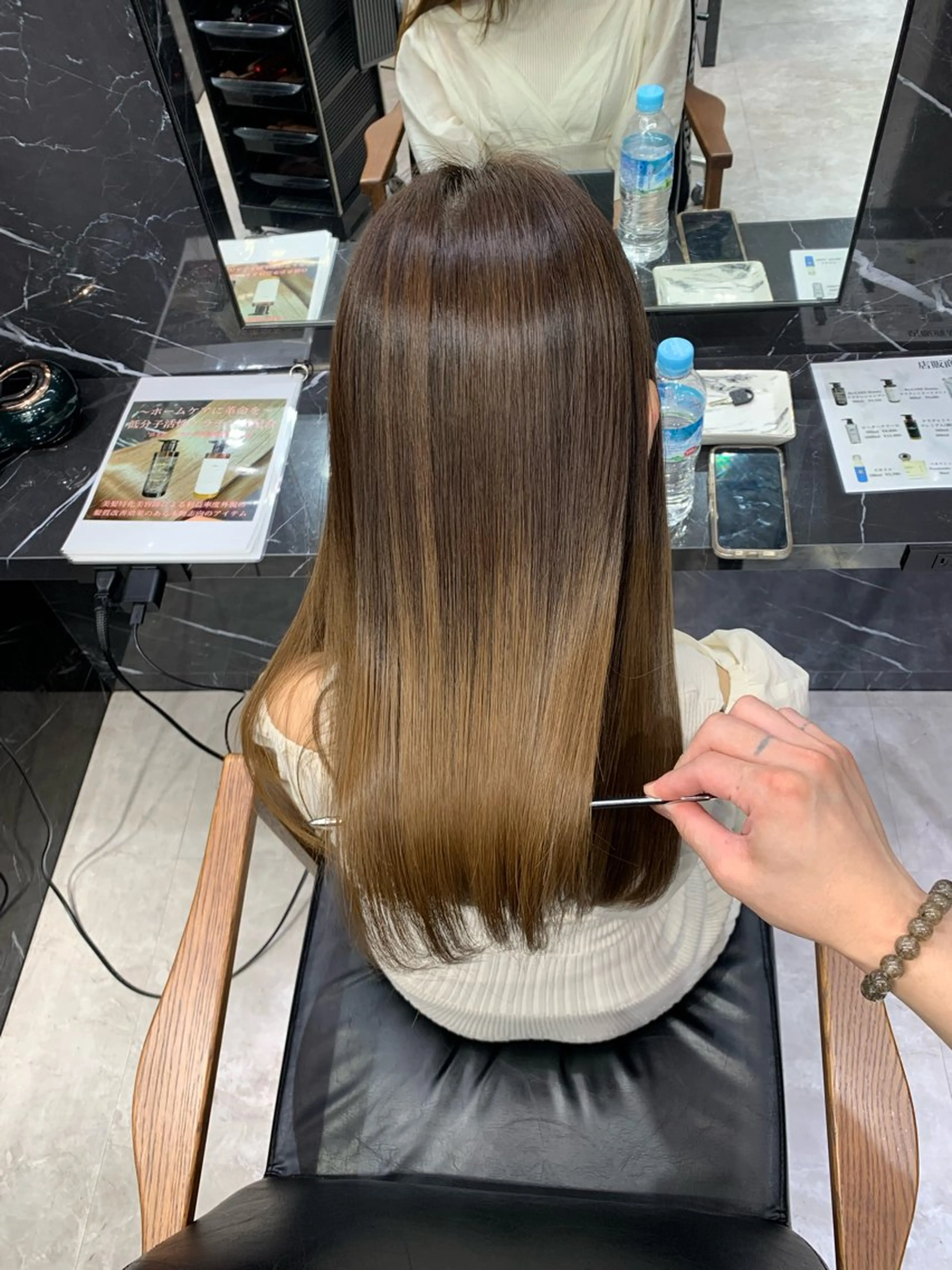 ロング 髪質改善 トリートメント 大西 魁知のヘアスタイル