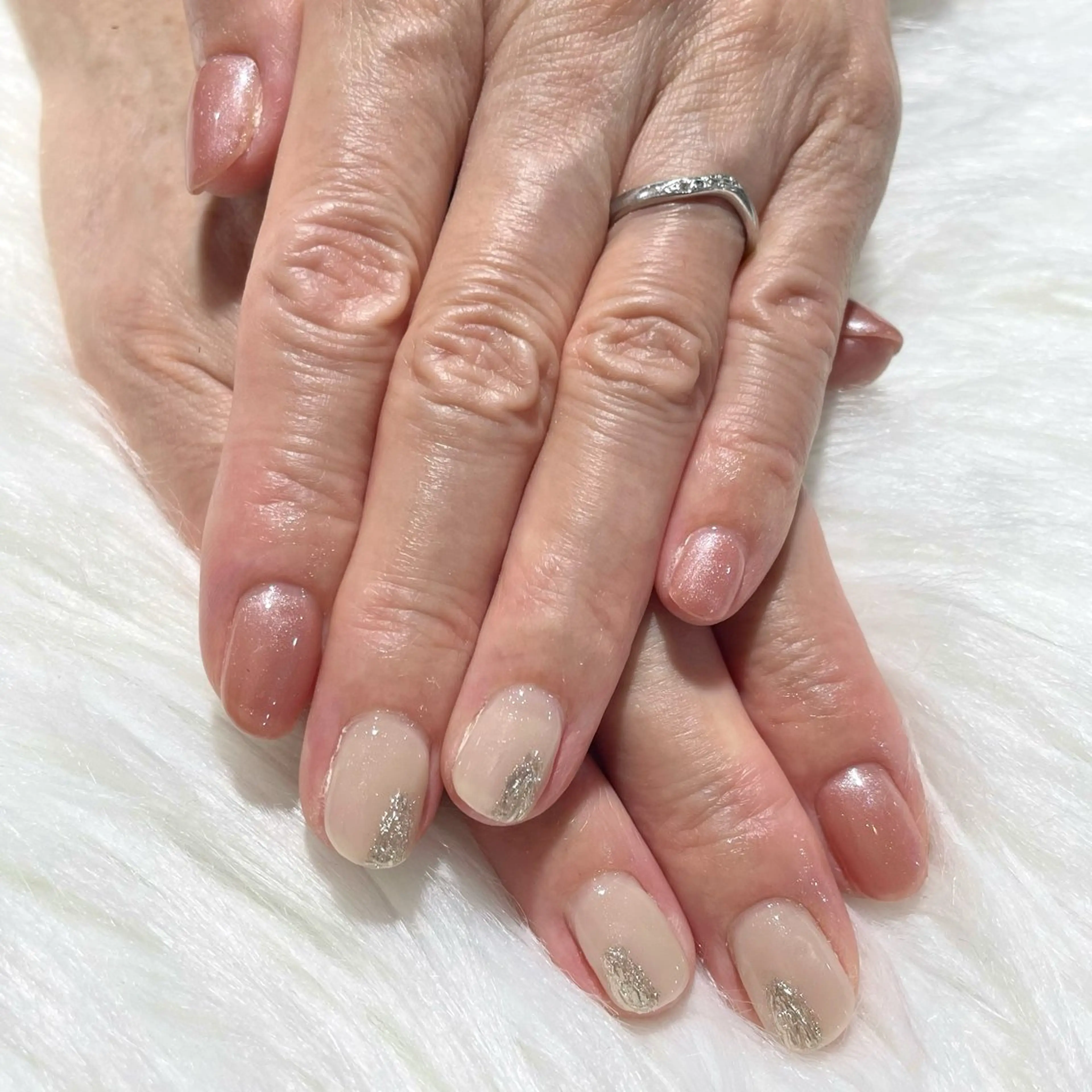 ネイル オフィスネイル シンプルネイル ハンドネイル jujur HARUKA🌸のネイルデザイン