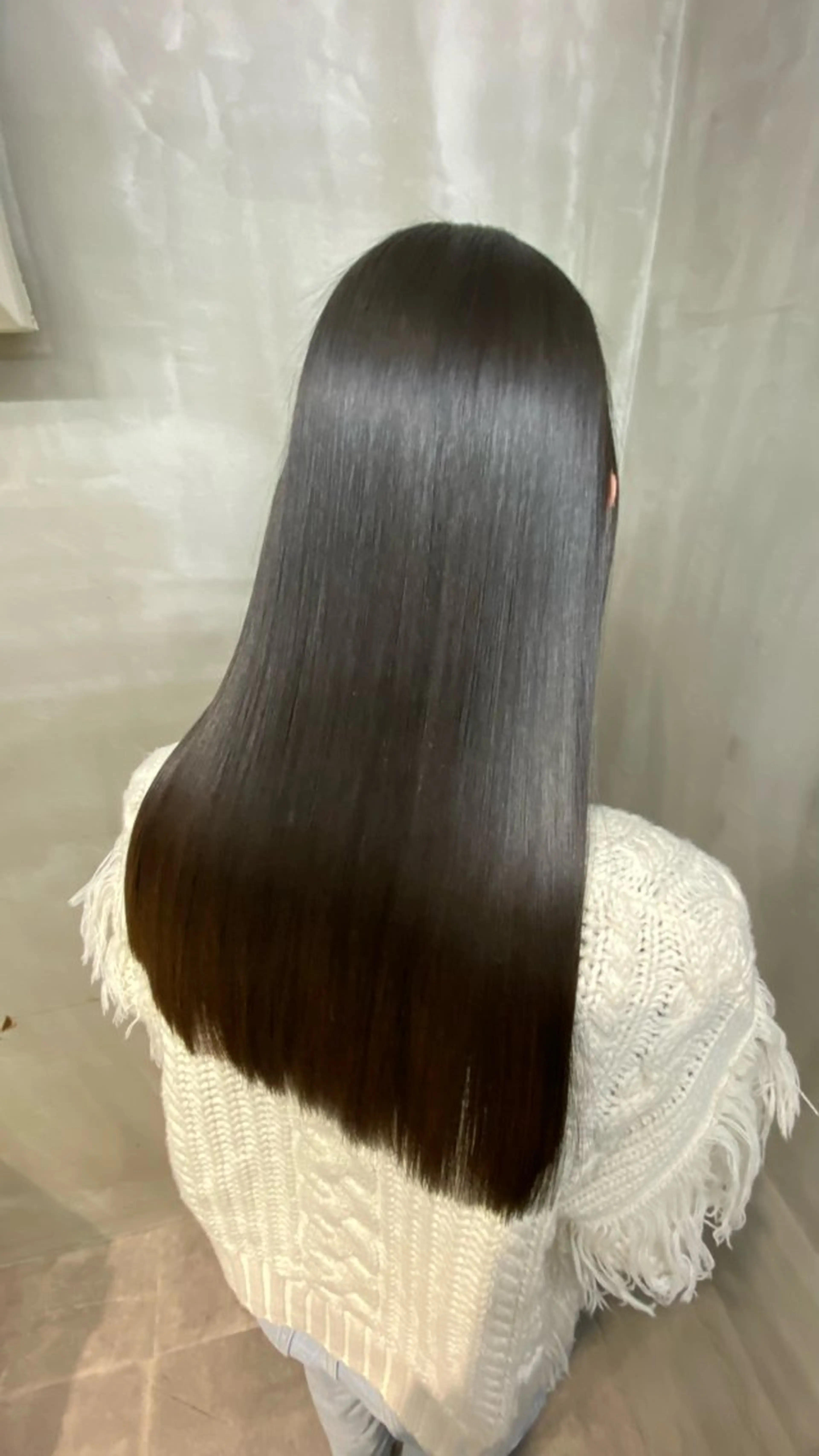 ロング ヘアカラー トリートメント RUI⚪️艶髪 ⚪️髪質改善のヘアスタイル