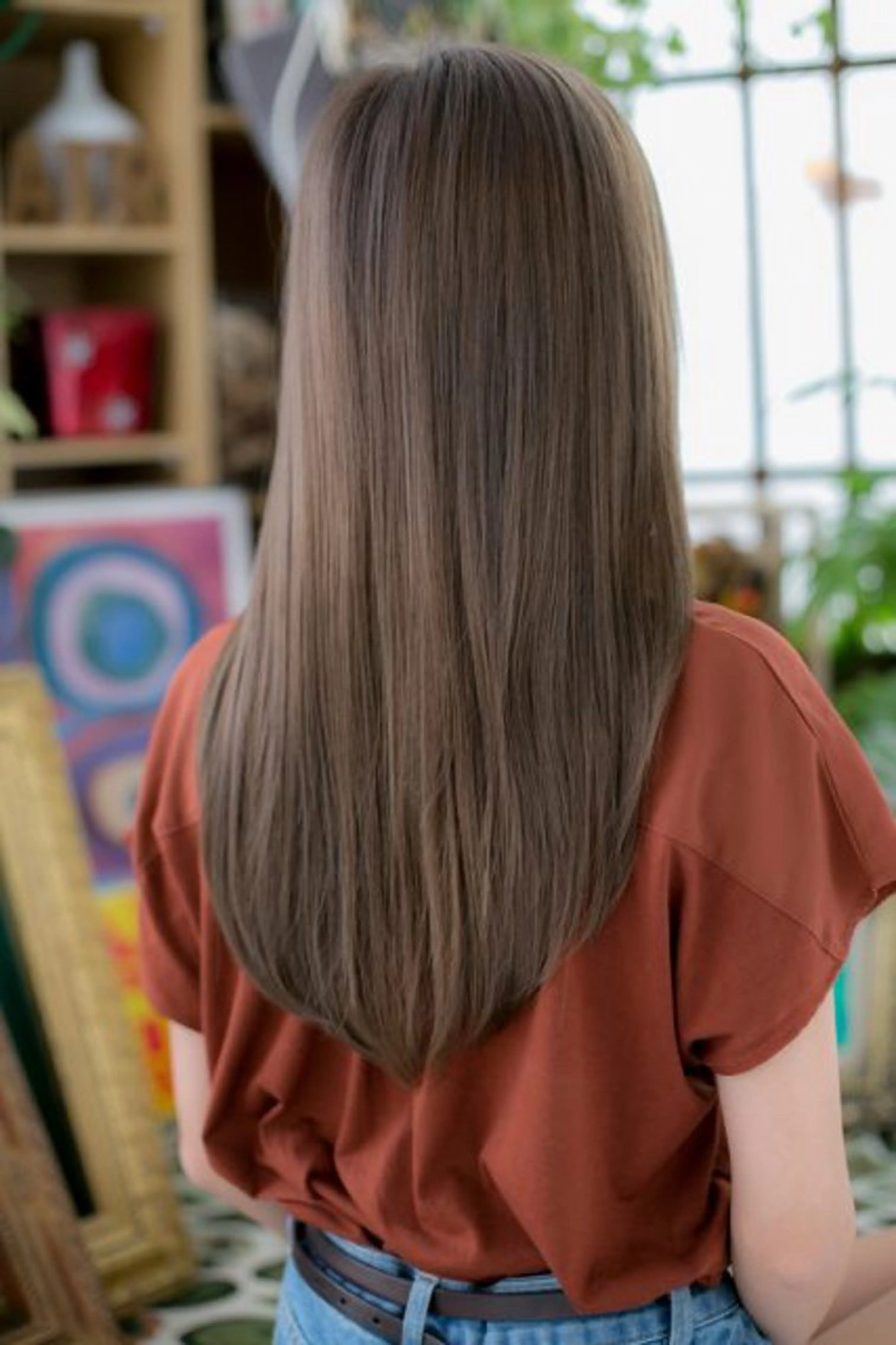 ロング カラー ヘアカラー 土井 美奈代のヘアスタイル