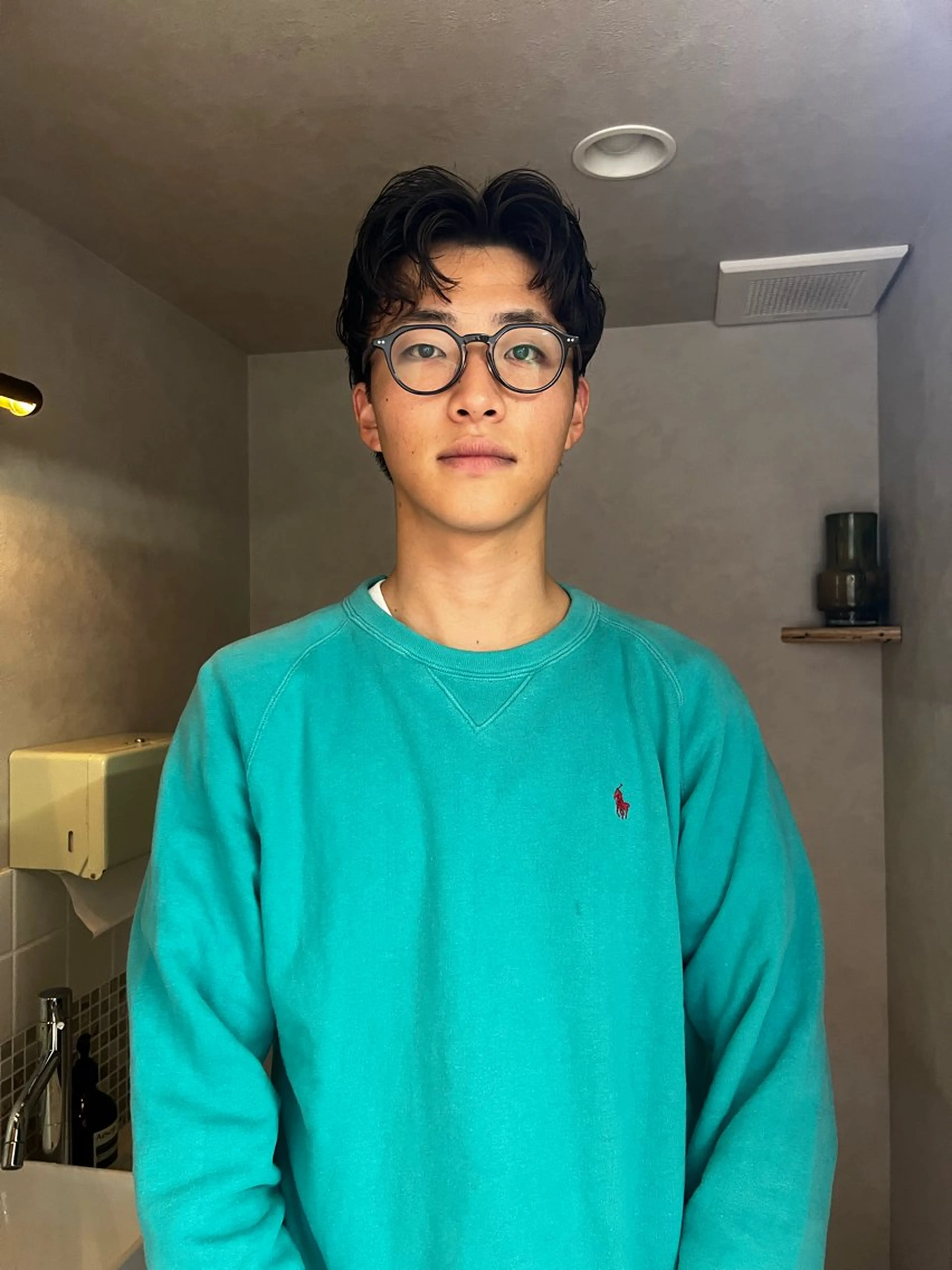 パーマ メンズ nishido ハイライト/メンズのヘアスタイル