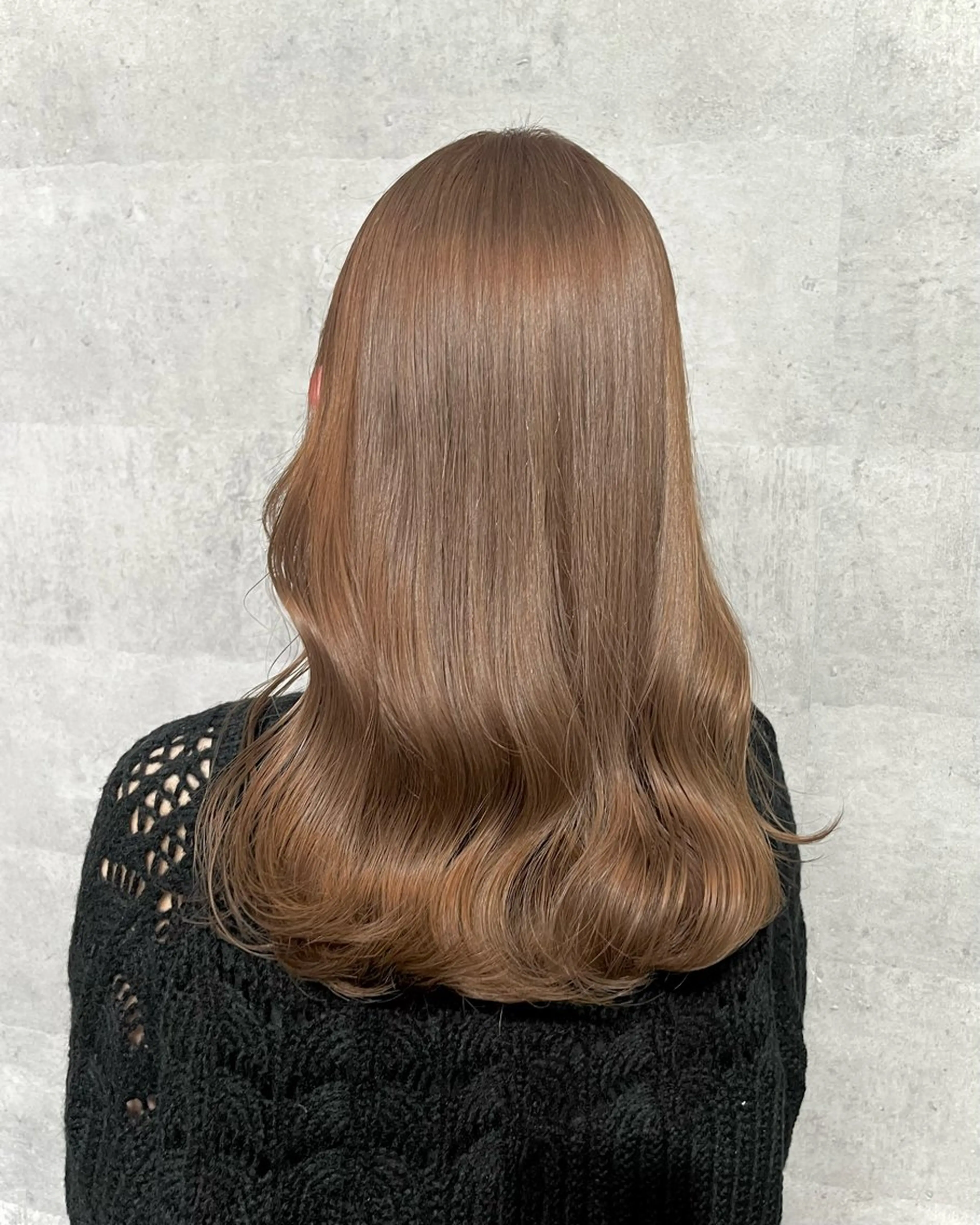 セミロング カラー 💕韓国艶出しヘア /HARUKAのヘアスタイル