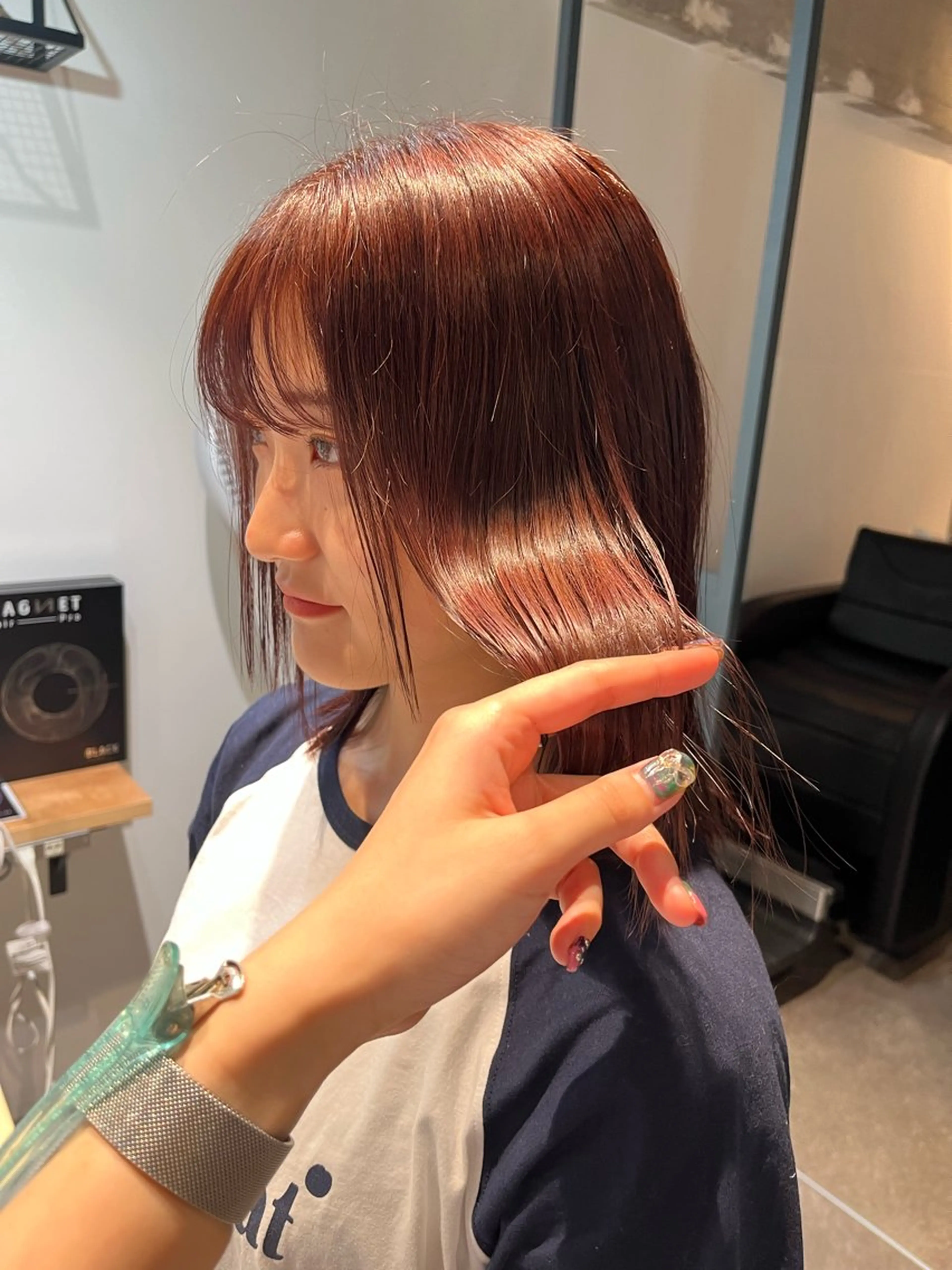 セミロング トリートメント ZEST kalon RINAのヘアスタイル