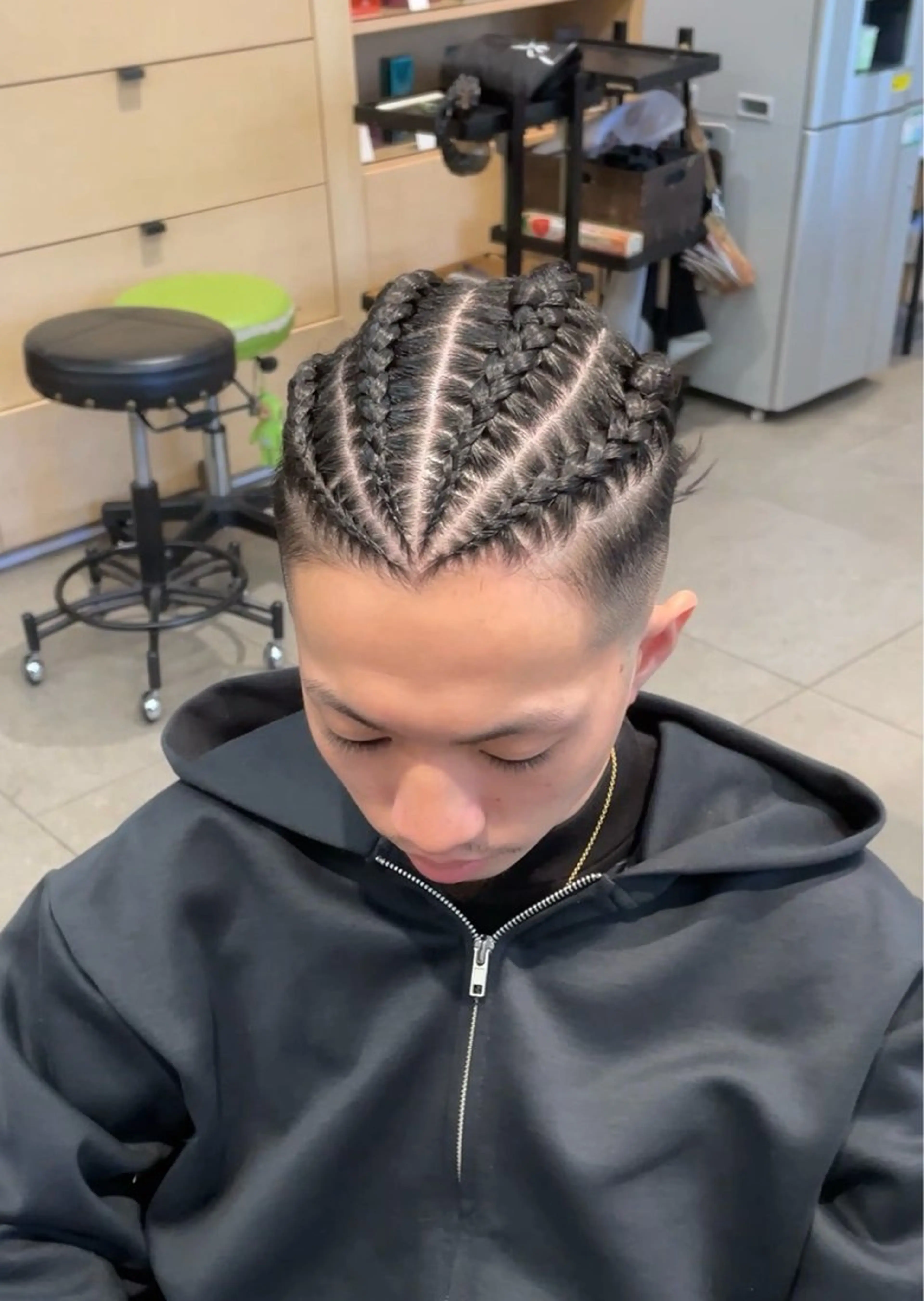 メンズ ヘアセット Le'a所属・渋谷/フェード/ 國分 翔のヘアスタイル