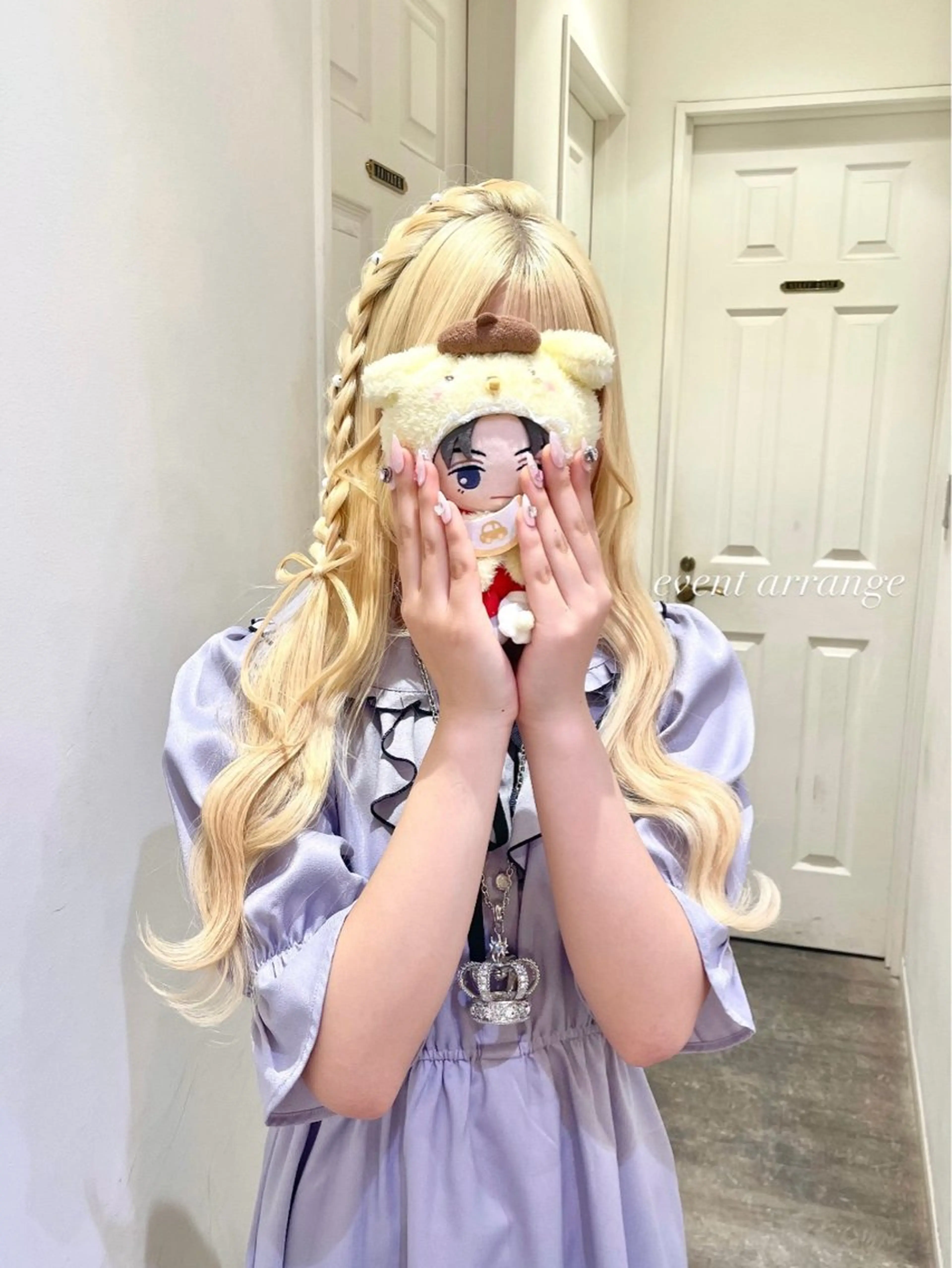 ヘアアレンジ ハイトーンカラー/ 長さだし🐇きょうかのヘアスタイル