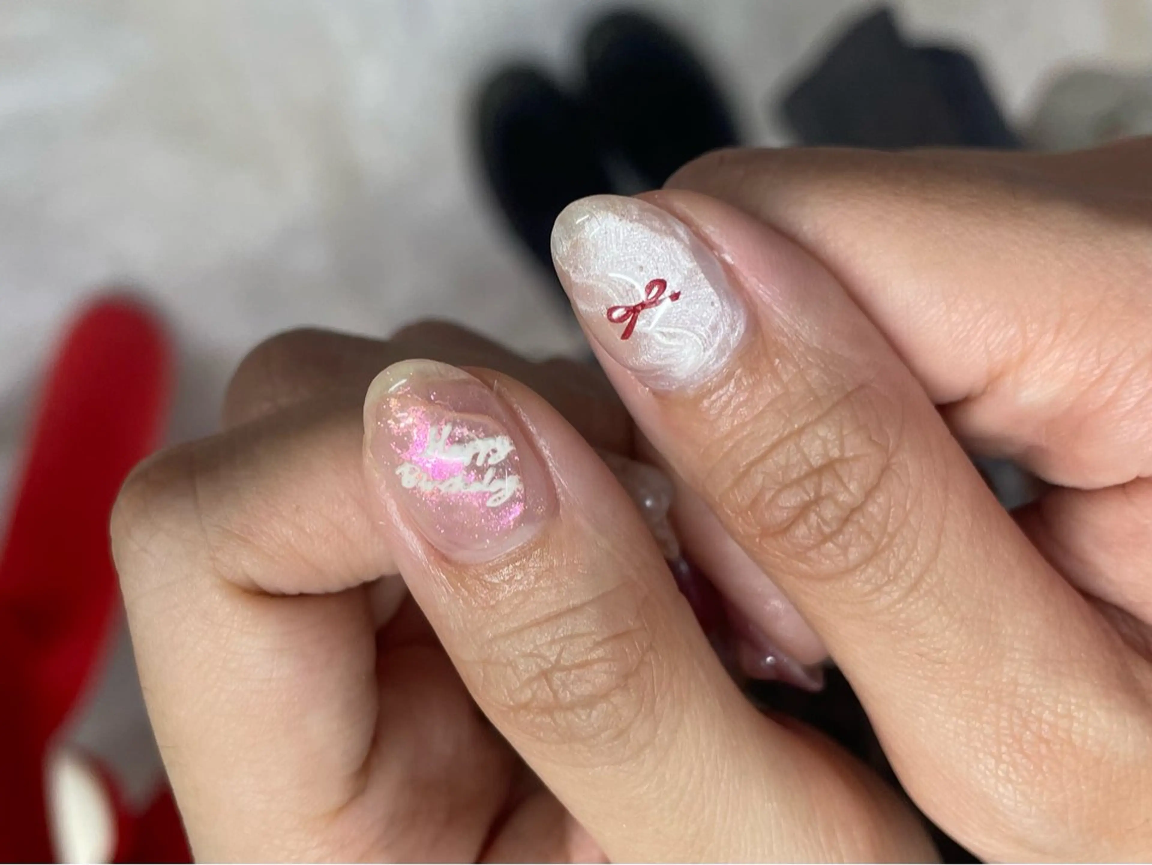 ネイル ハンドネイル ひめか🫁 推し概念・個性派のネイルデザイン