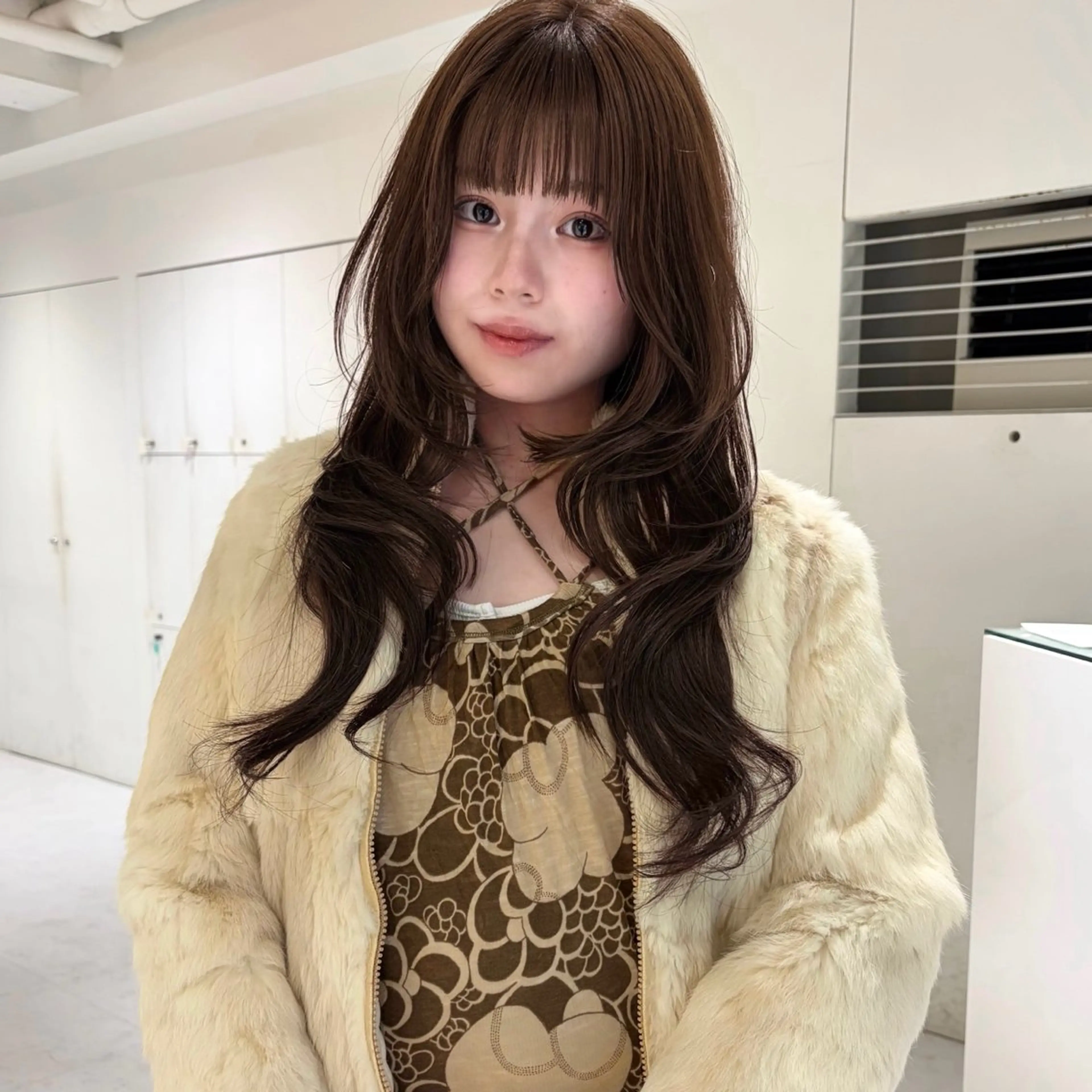 ロング カット ヘアカラー トリートメント haruko🎀⌇ レイヤーカットのヘアスタイル