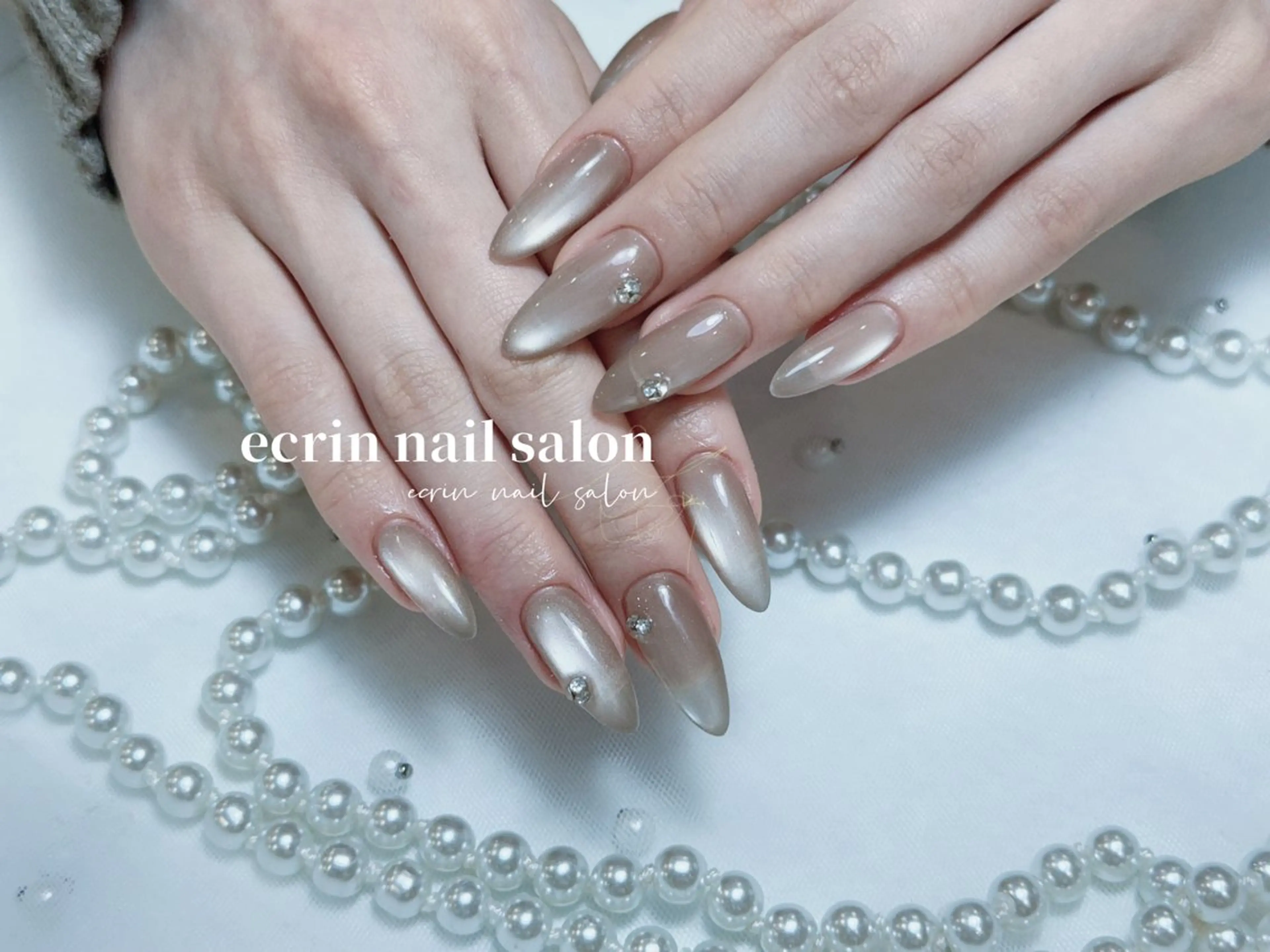 ネイル マグネットネイル ecrin nail 錦糸町(るい)のネイルデザイン