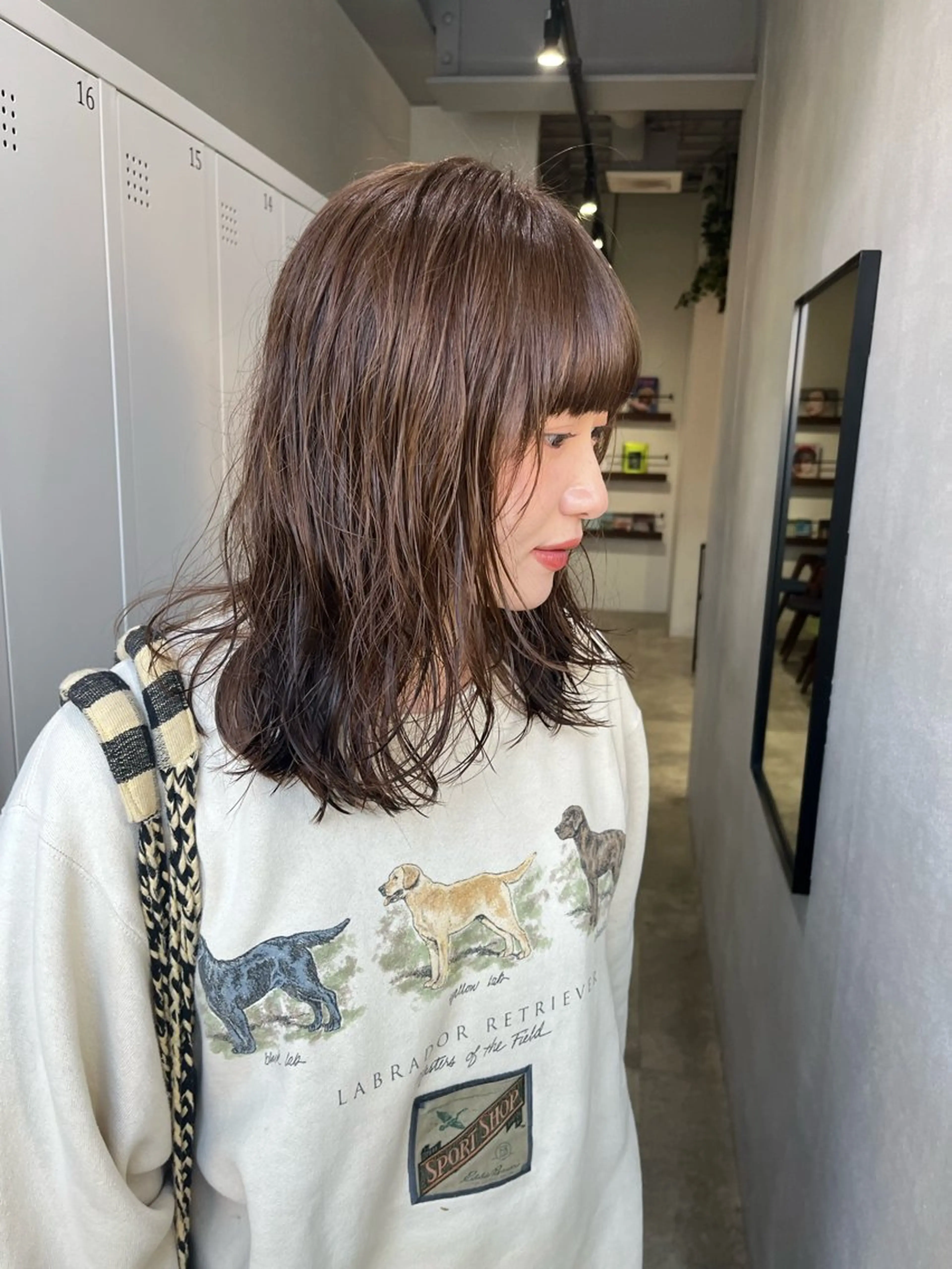 ミディアム Un ami  shibuya所属・Mon/ショート/パ ーマのヘアスタイル