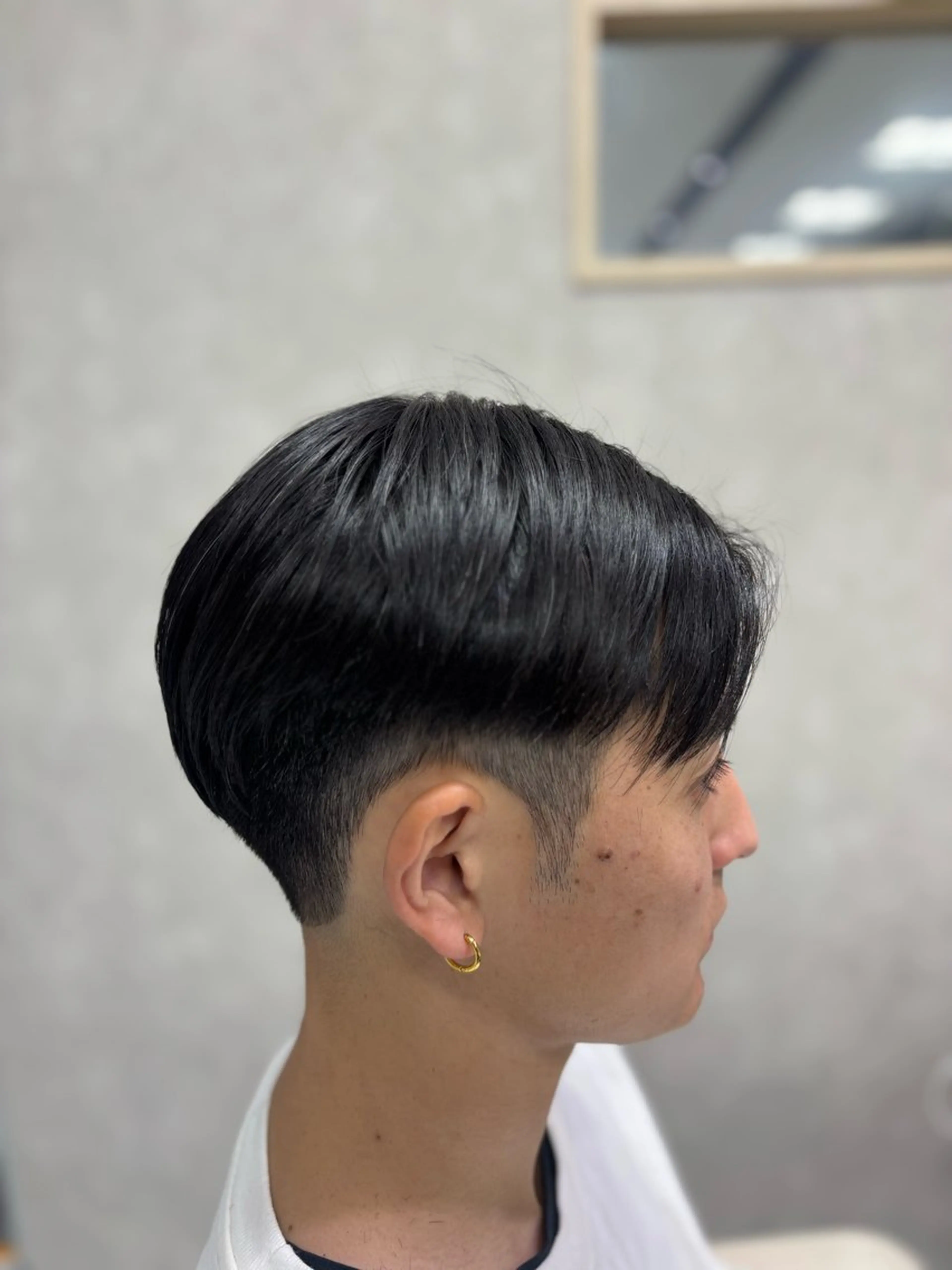 ショート メンズ カット 縮毛矯正 メンズ特化韓国風 パーマスタイル/りんのヘアスタイル